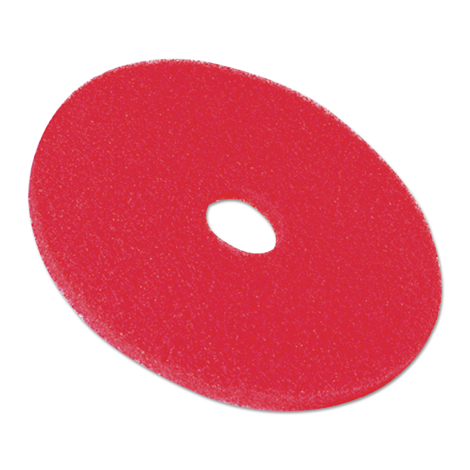 Low-Speed Buffer Floor Pads 5100, 18 Diameter, Red, 5/Carton