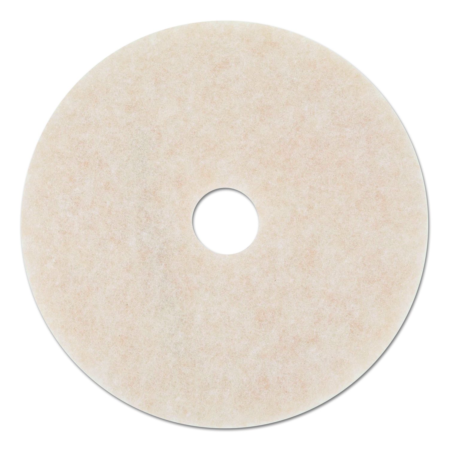 Ultra High-Speed TopLine Floor Burnishing Pads 3200, 17" Diameter, White/Amber, 5/Carton
