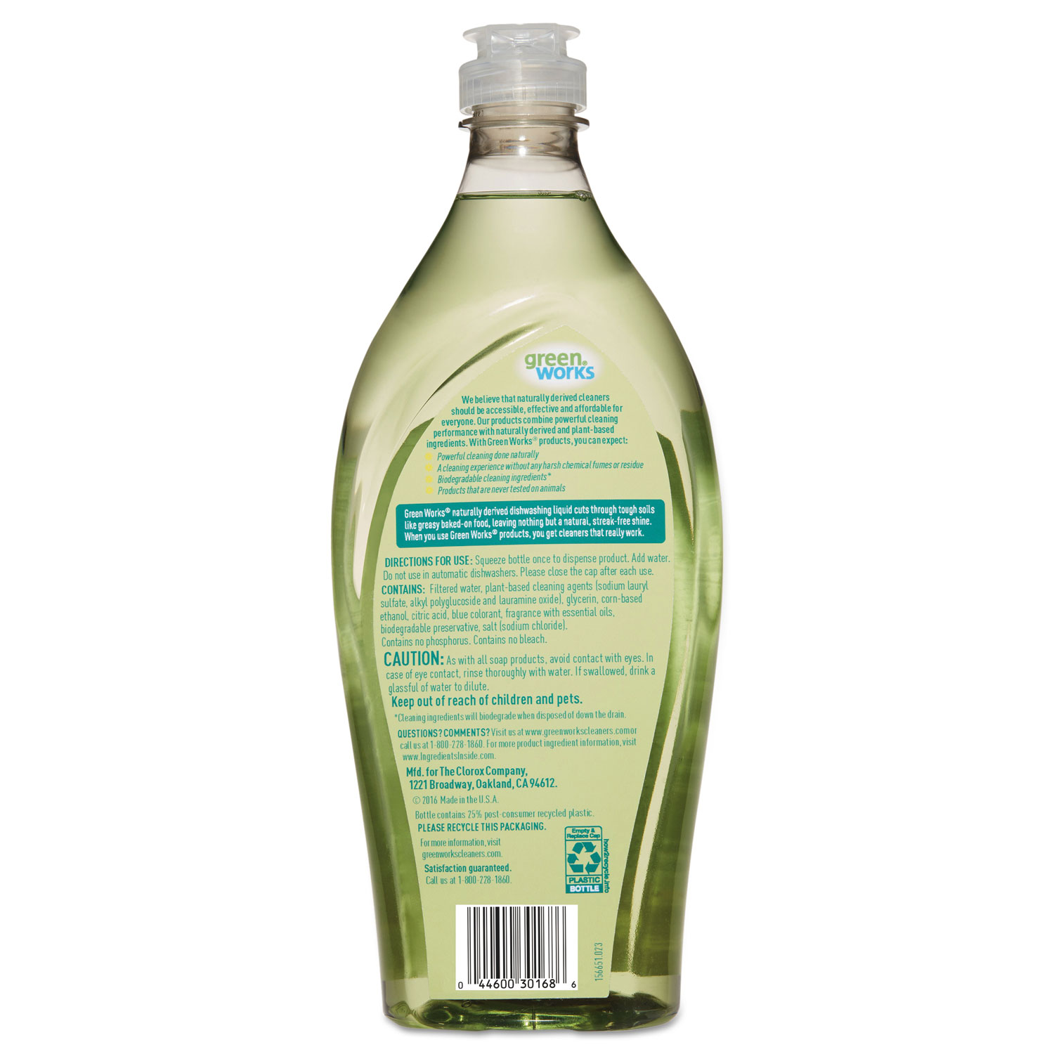 Dishwashing Liquid, Original Fresh, 22 oz Squeeze Bottle, 6/Carton