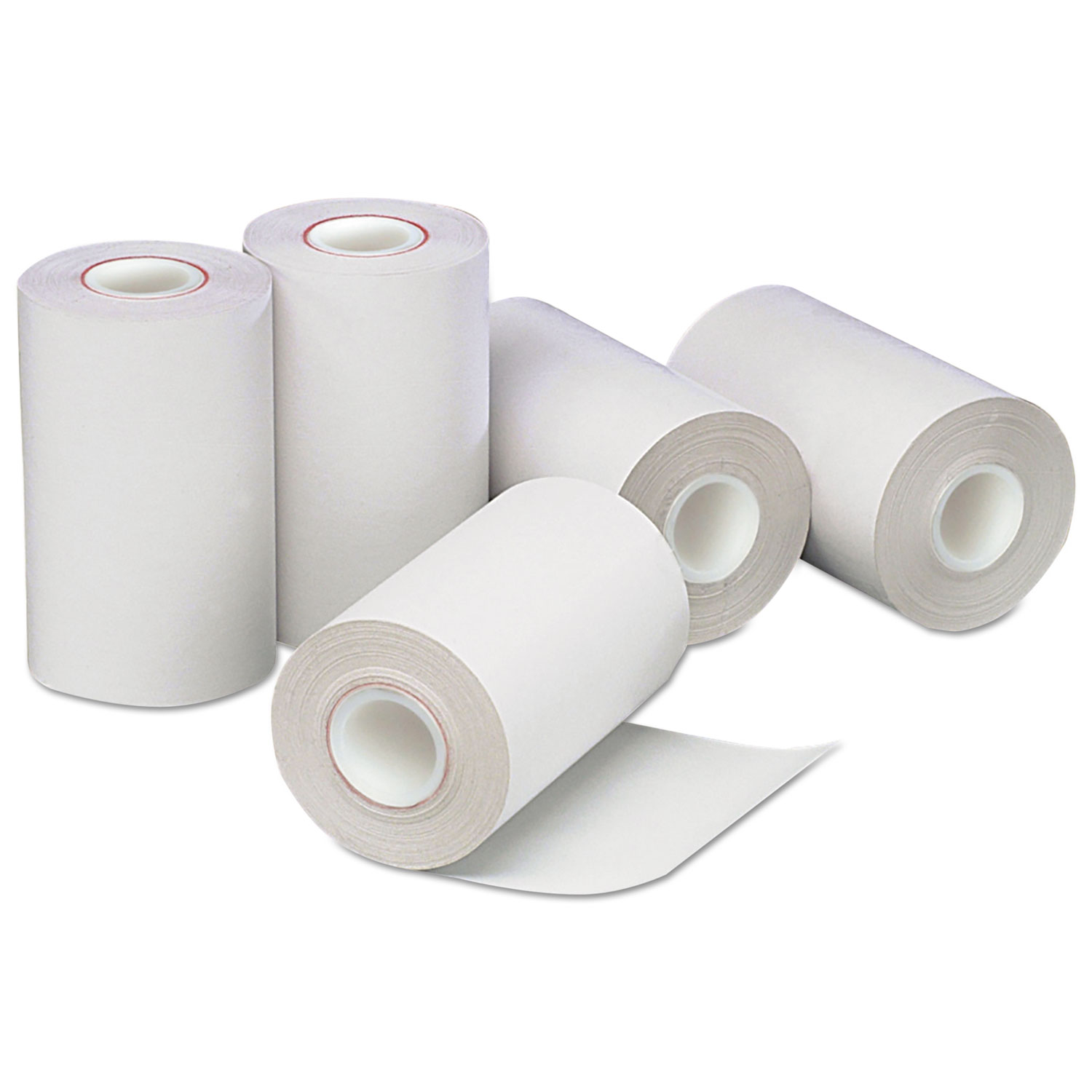  Iconex 05260 Direct Thermal Printing Paper Rolls, 0.5 Core, 2.25 x 55 ft, White, 50/Carton (ICX90783066) 
