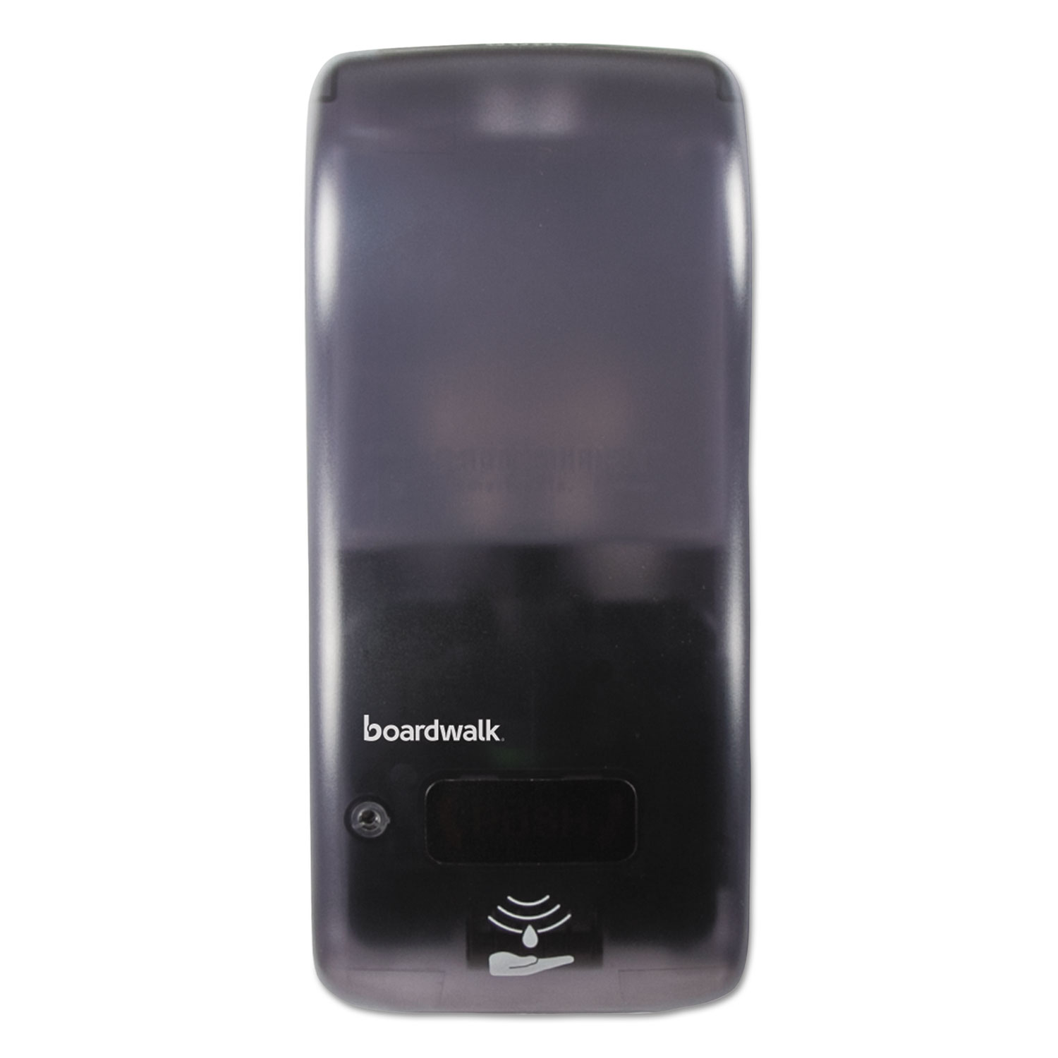  Boardwalk SH900SBBW Rely Hybrid Liquid Soap and Hand Sanitizer Dispenser, 900 mL, 5.5 x 4 x 12,  Black (BWKSH900SBBW) 
