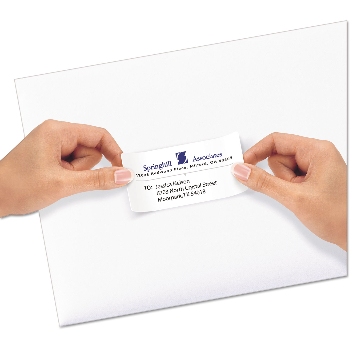 Repositionable Address Labels, Inkjet/Laser, 2 x 4, White, 250/Box