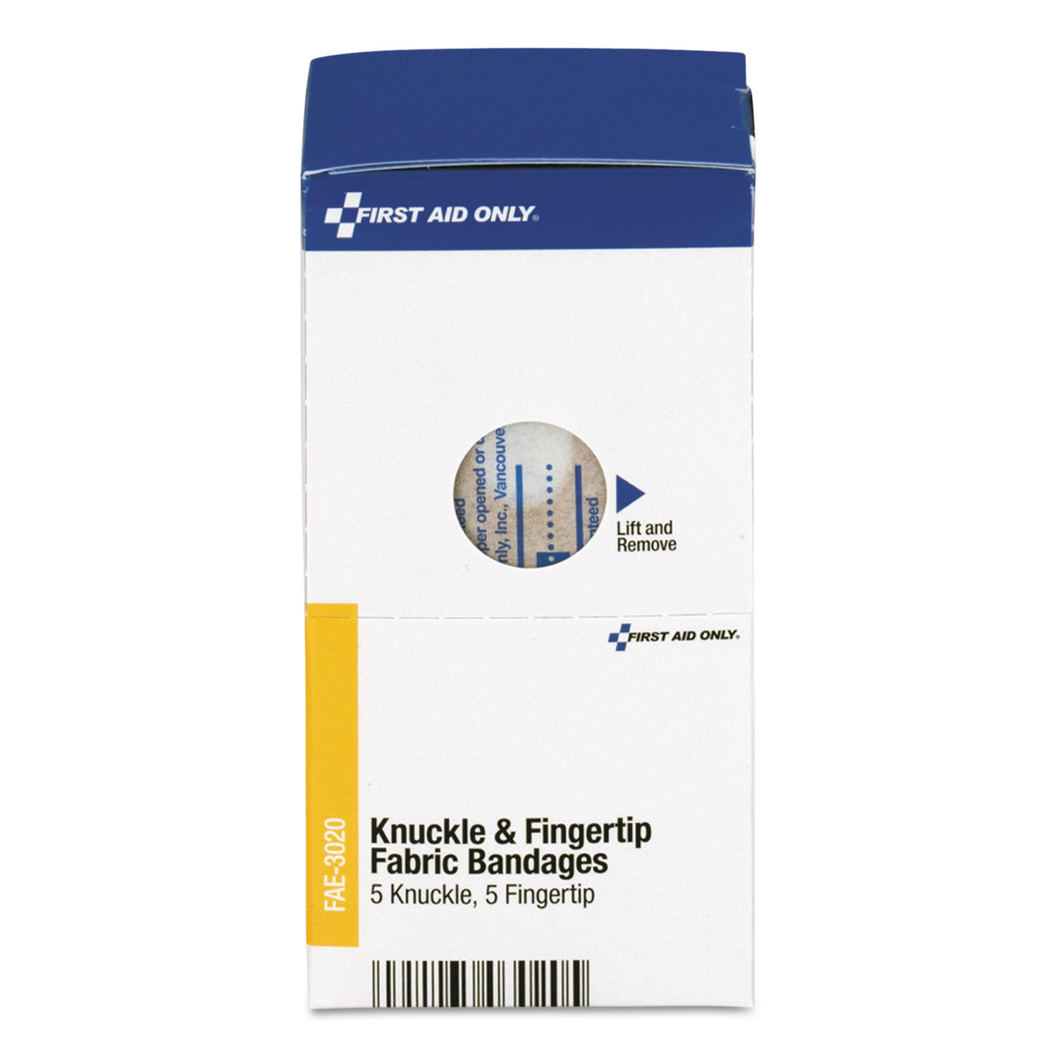 Knuckle & Fingertip Bandages, Sterilized, 5 Knuckle, 5 Fingertip, 10/Box