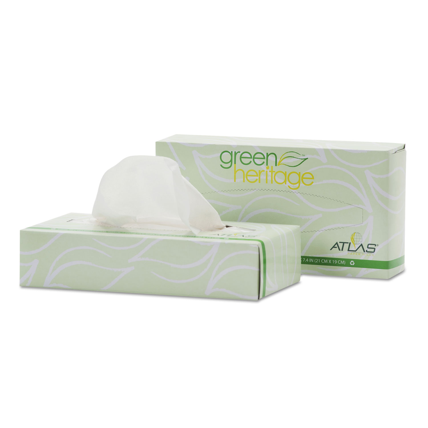  Resolute Tissue 324330 Green Heritage Professional Facial Tissue, 2-Ply, White, 100 Sheets/Box, 30 Boses/Carton (APM324330) 