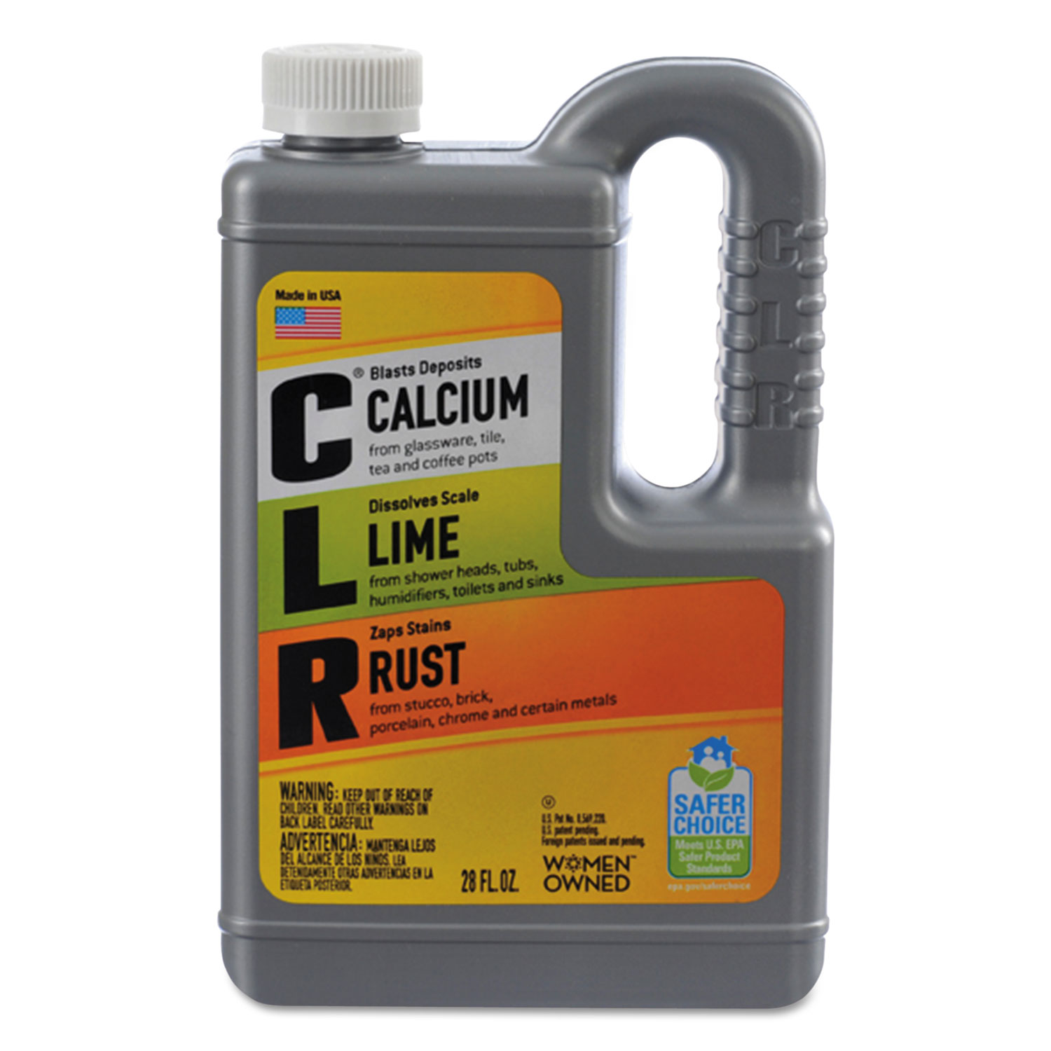  CLR CL-12 Calcium, Lime and Rust Remover, 28 oz Bottle, 12/Carton (JELCL12) 