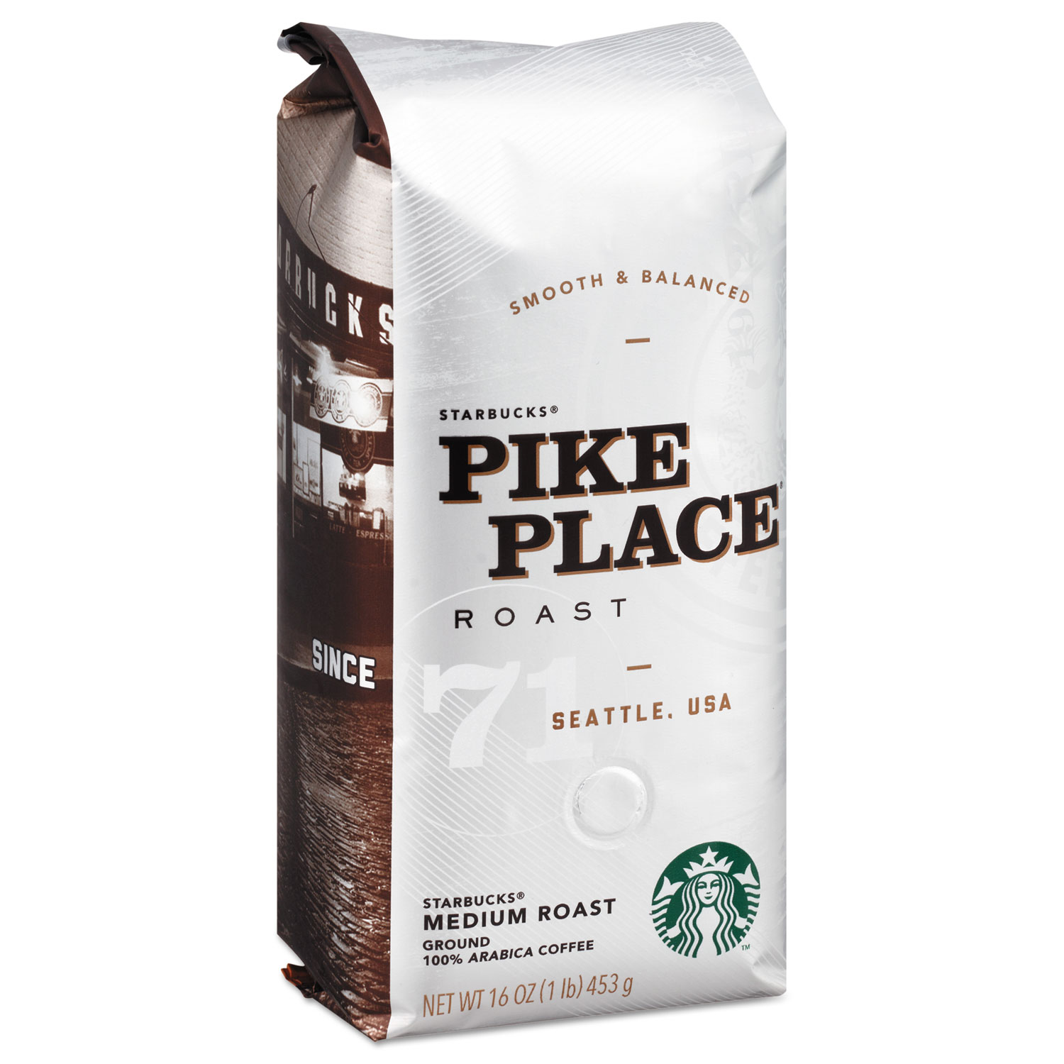  Starbucks 11018186 Coffee, Pike Place, Ground, 1lb Bag (SBK11018186) 