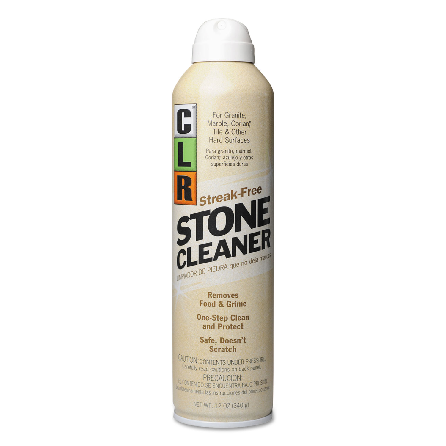 Stone Cleaner & Polish, 12 oz Aerosol, 6/Carton