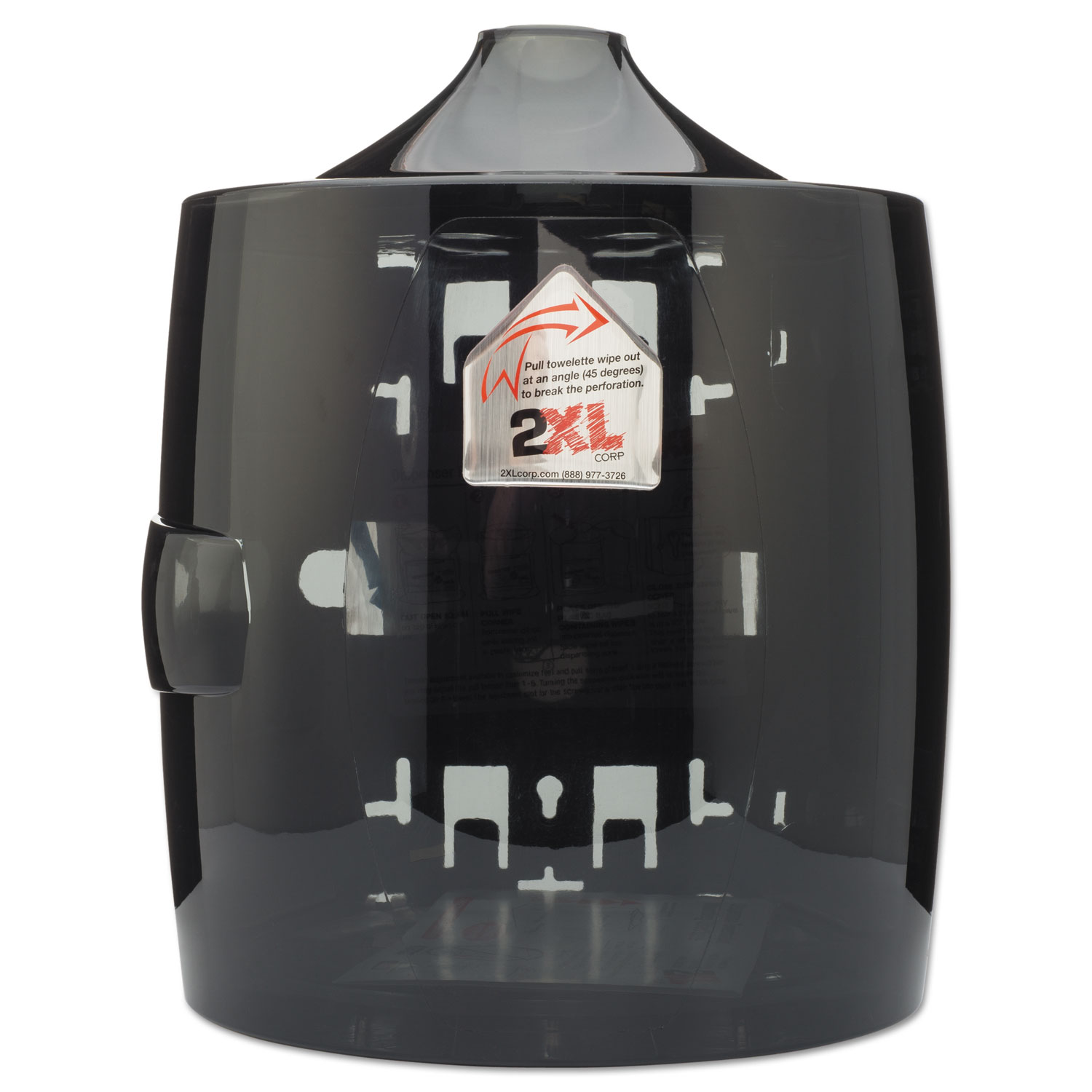  2XL TXL L80 Contemporary Wall Mount Wipe Dispenser, Smoke Gray (TXLL80) 