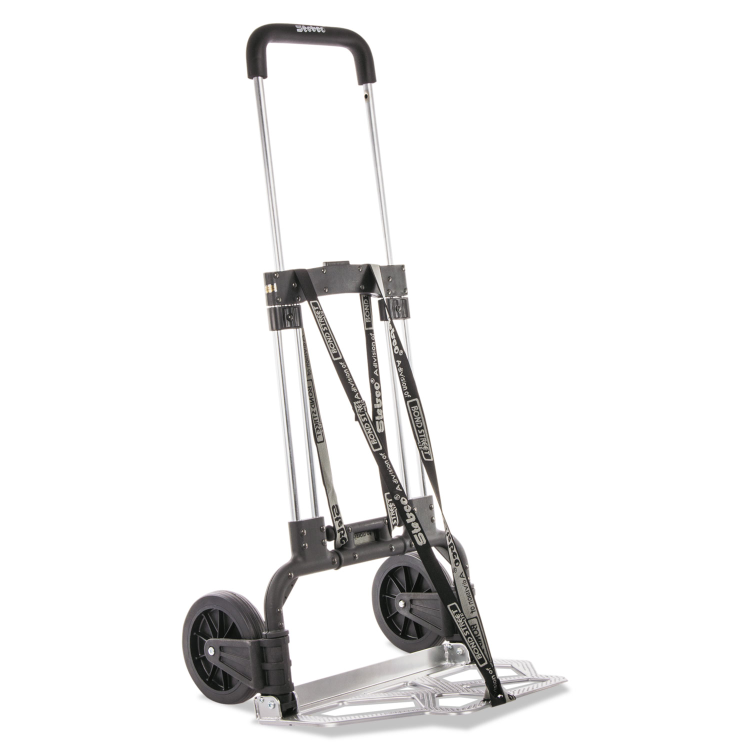 Portable Slide-Flat Cart, 275lbs, 18 3/4 x 19 x 40, Black/Charcoal