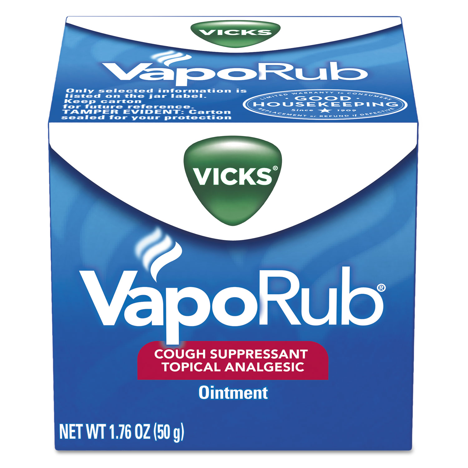  Vicks 00361 VapoRub, 1.76 oz Jar, 36/Carton (PGC00361) 