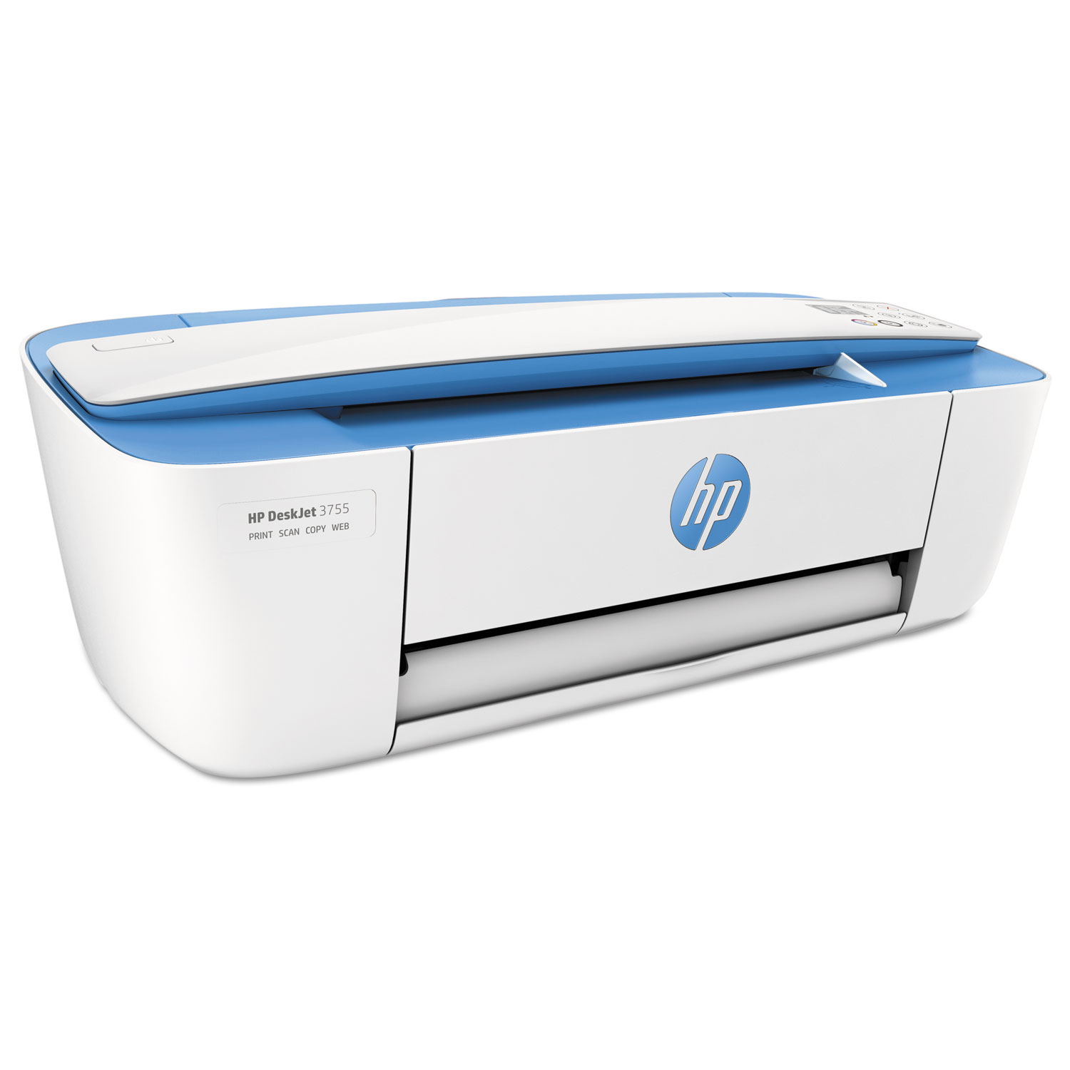  HP J9V90A#B1H DeskJet 3755 All-in-One Printer, Copy/Print/Scan, Blue (HEWJ9V90A) 
