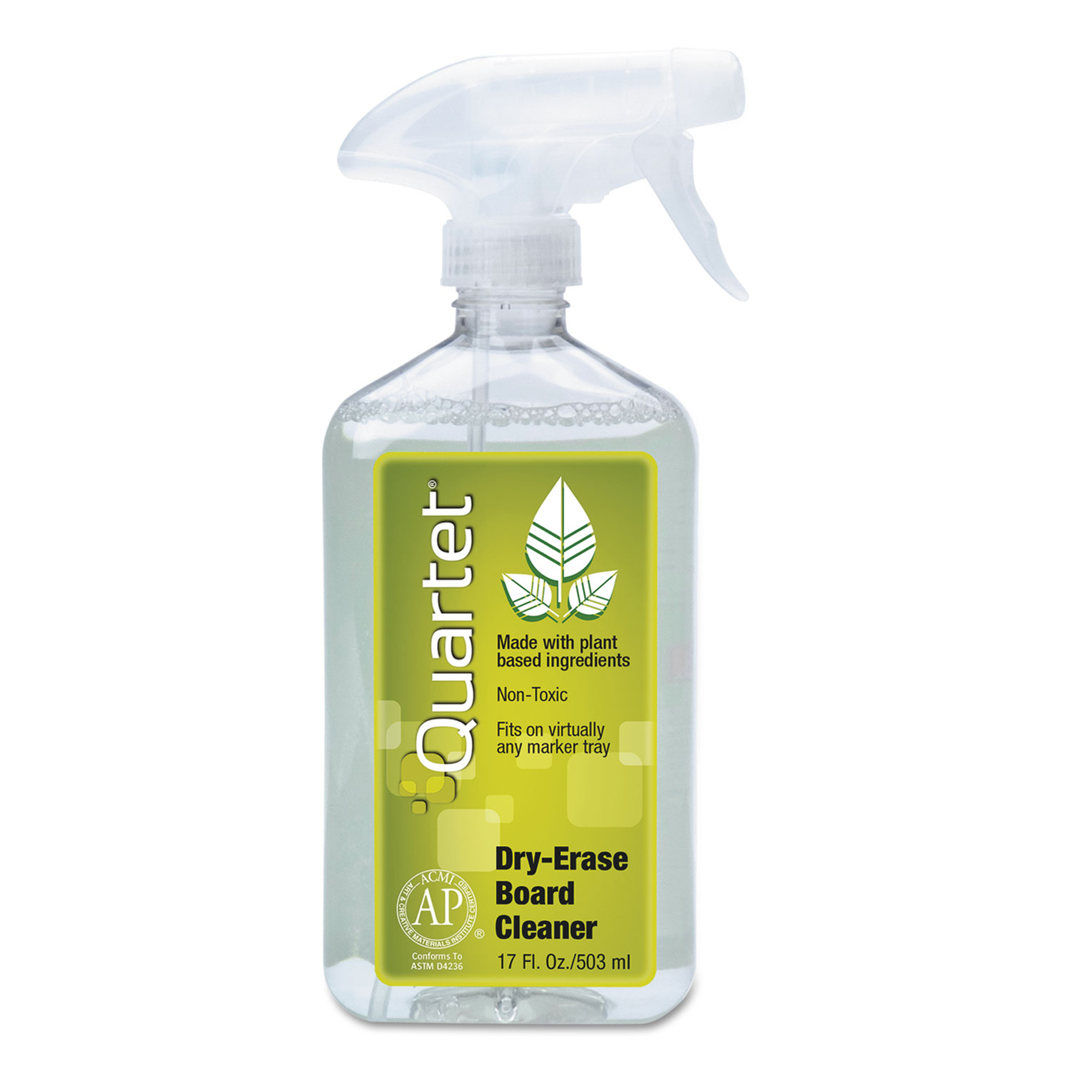  Quartet 550E Whiteboard Spray Cleaner for Dry Erase Boards, 17 oz Spray Bottle (QRT550) 