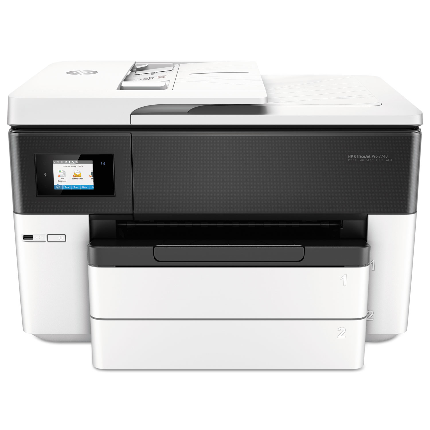  HP G5J38A#B1H OfficeJet Pro 7740 All-in-One Printer, Copy/Fax/Print/Scan (HEWG5J38A) 