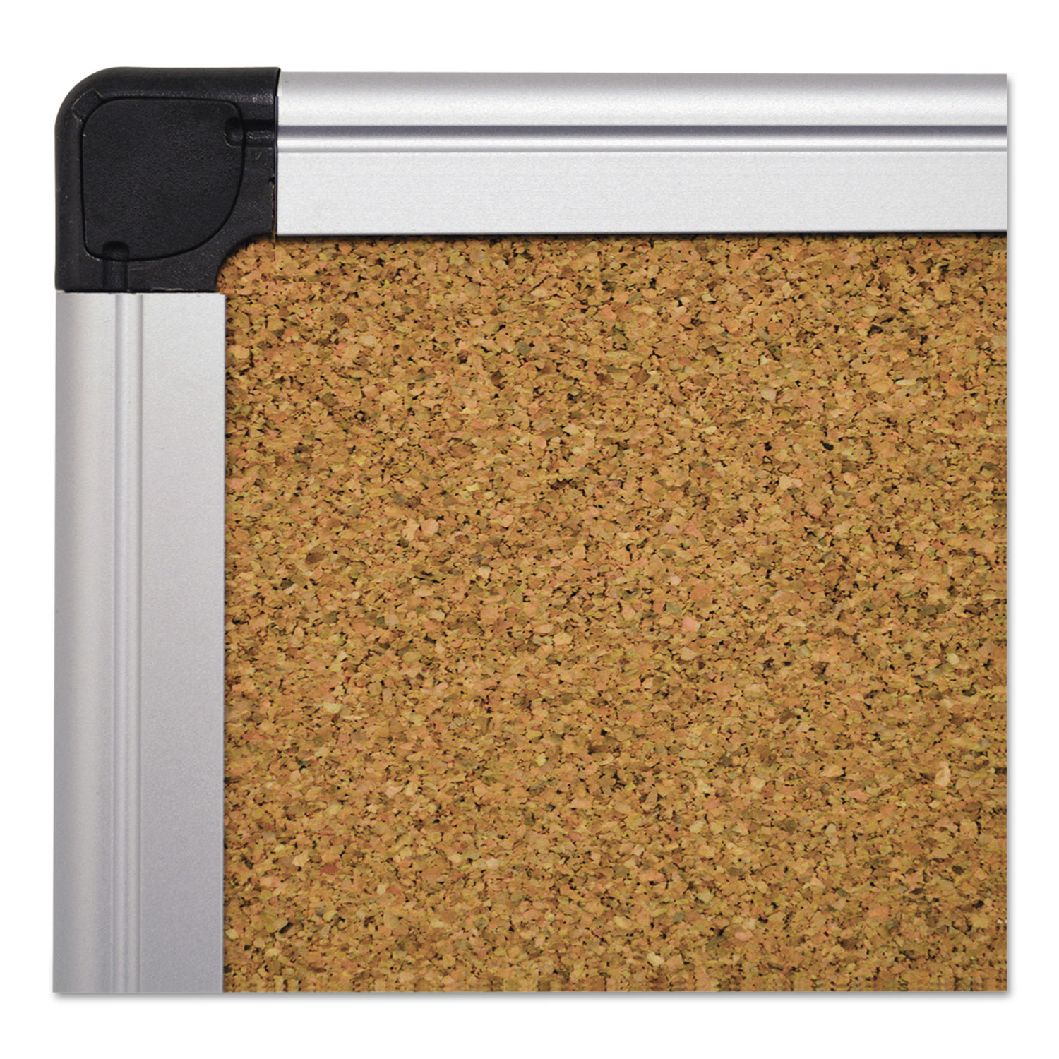 Value Cork Bulletin Board with Aluminum Frame, 36 x 48, Natural