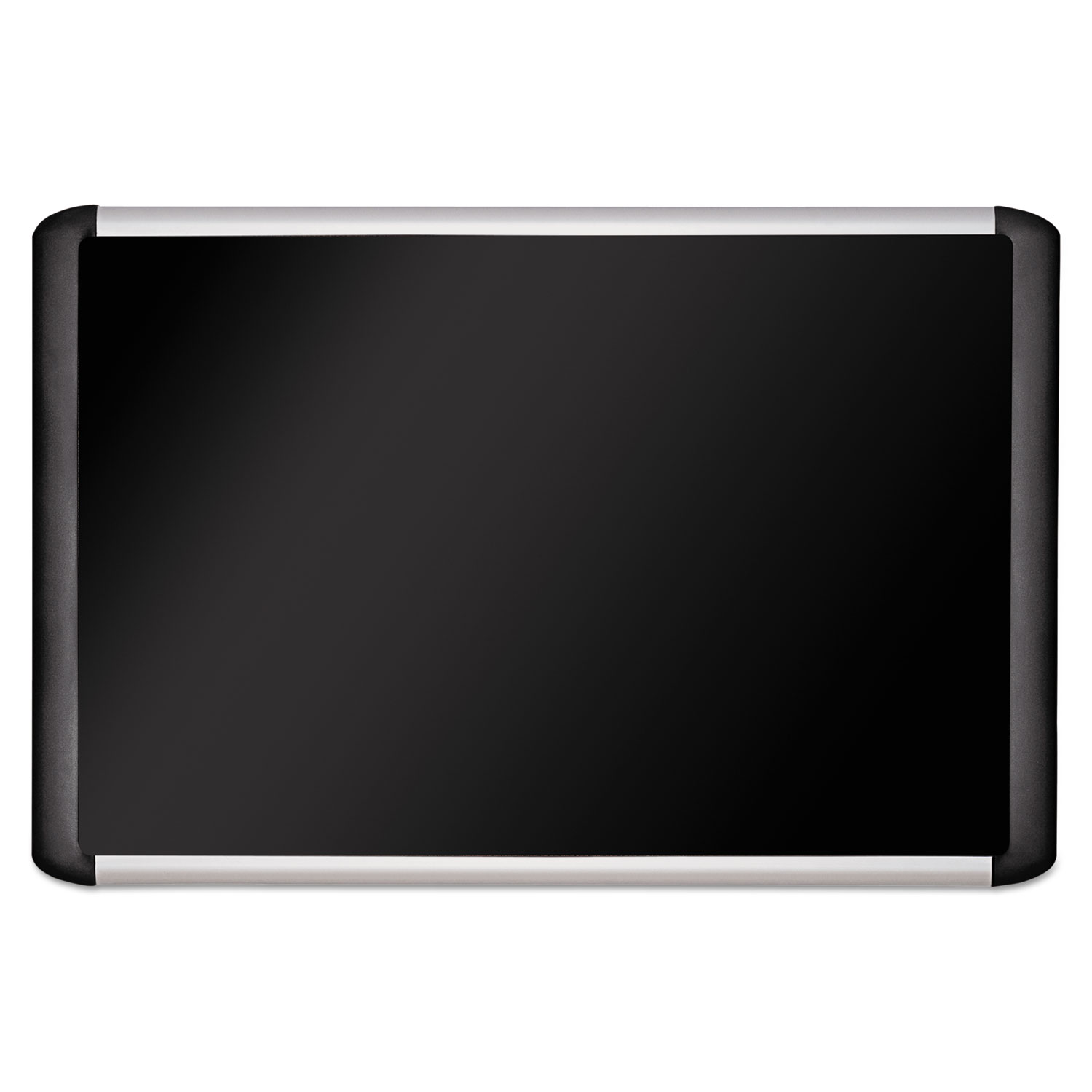  MasterVision MVI050301 Black fabric bulletin board, 36 x 48, Silver/Black (BVCMVI050301) 