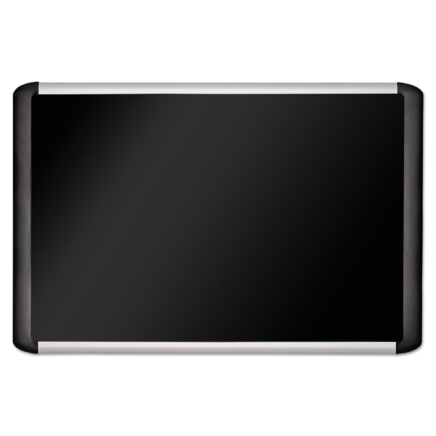  MasterVision MVI030301 Black fabric bulletin board, 24 x 36, Silver/Black (BVCMVI030301) 