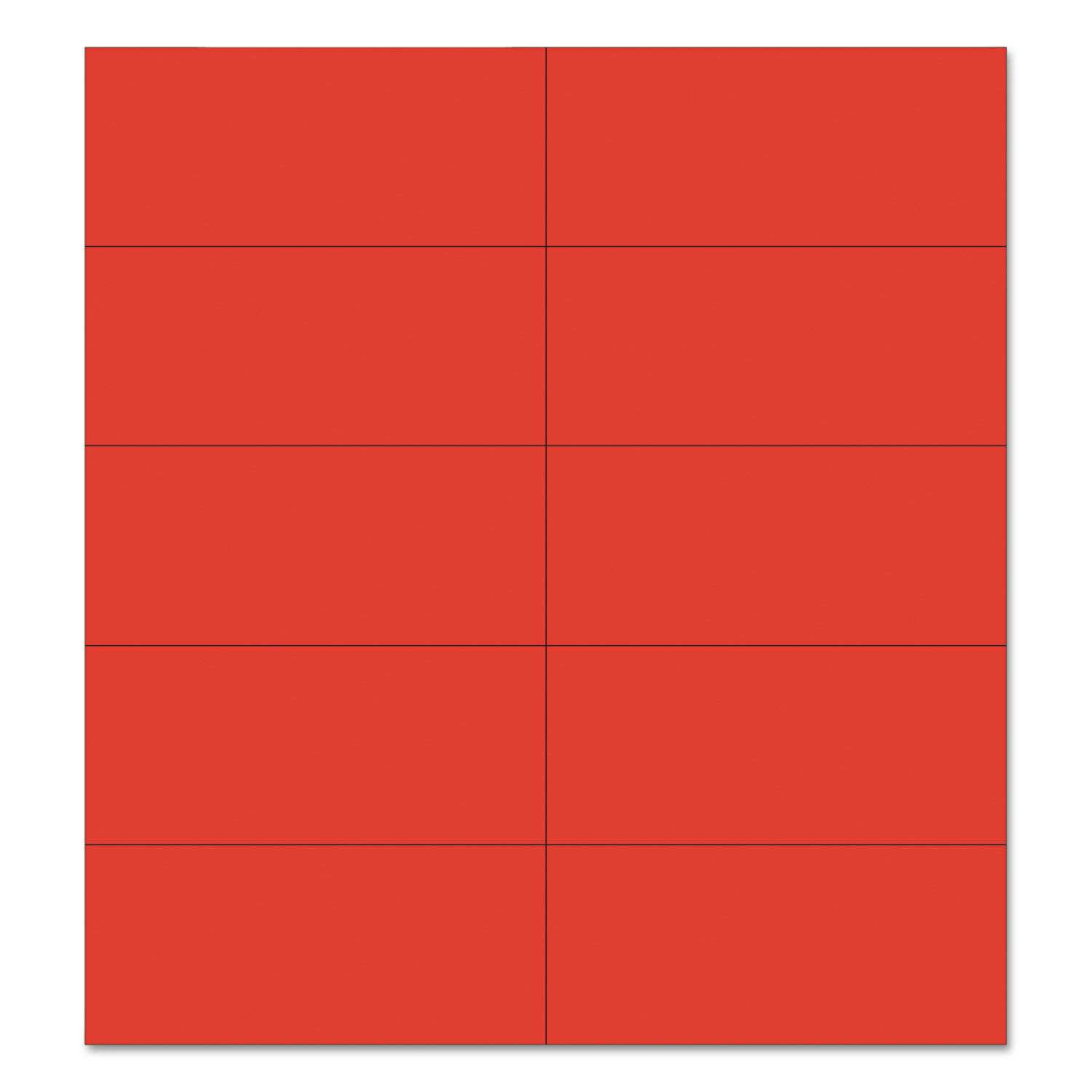 Dry Erase Tape Strips, Red, 2″ x 7/8″, 25/Pack Office Supply