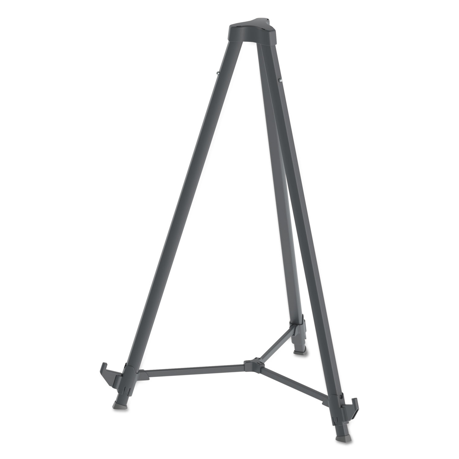 Bi-silque Quantum Portable Display Easel, 37 to 62 x 36-3/4 x 31-7/8  Inches, Gray
