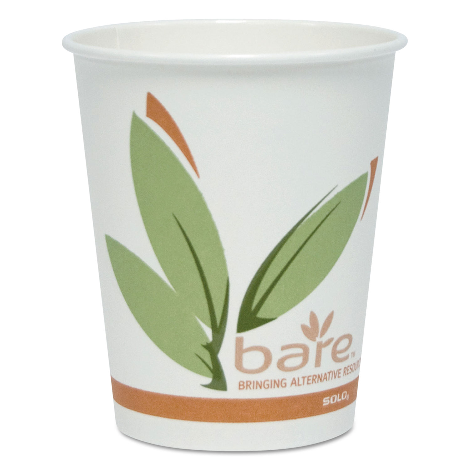  Dart OF10RC-J8484 Bare by Solo Eco-Forward Recycled Content PCF Hot Cups, Paper, 10 oz, 300/Carton (SCCOF10RCJ8484) 