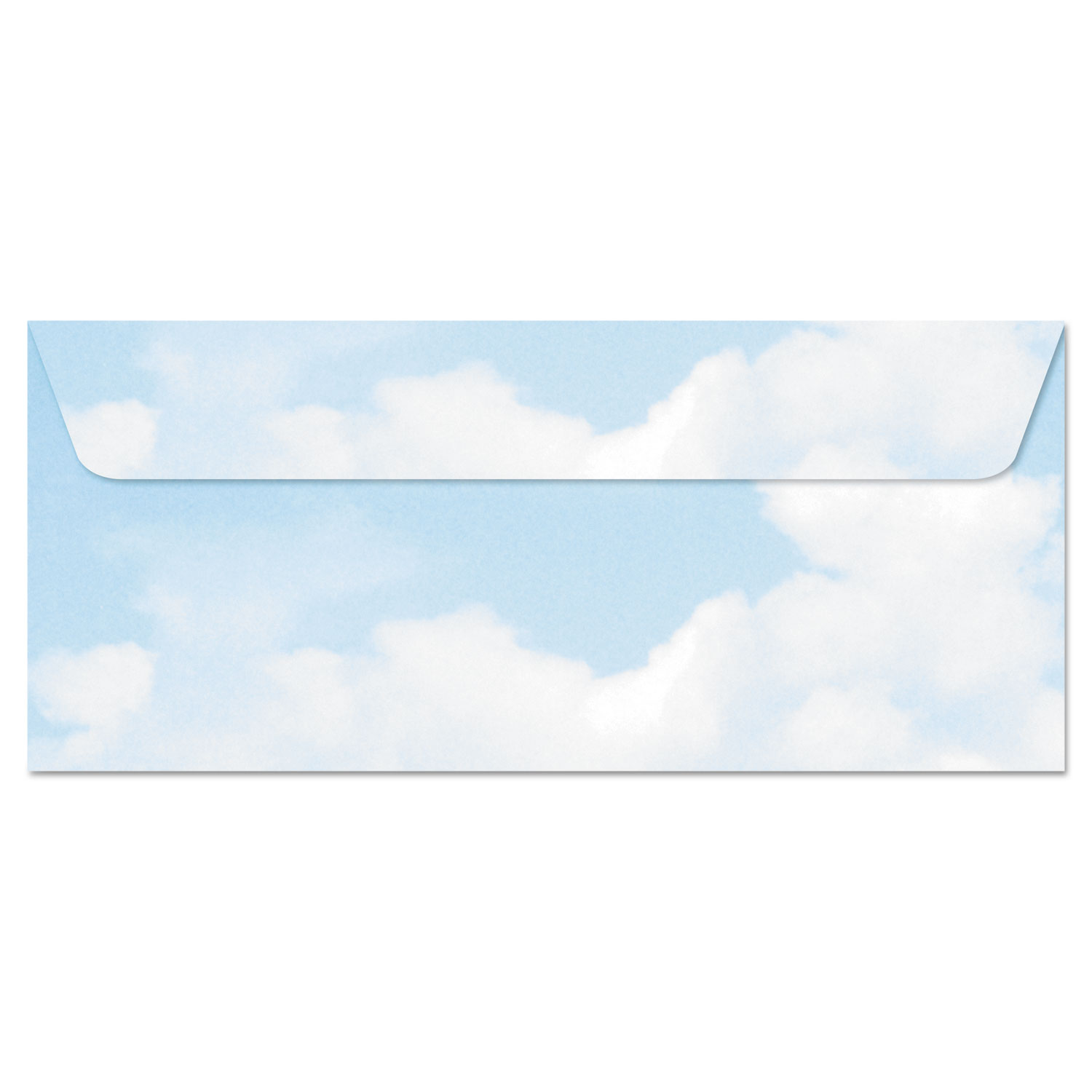 Design Suite Envelope, Blue Clouds, 4 x 9 1/2, 50/Bx