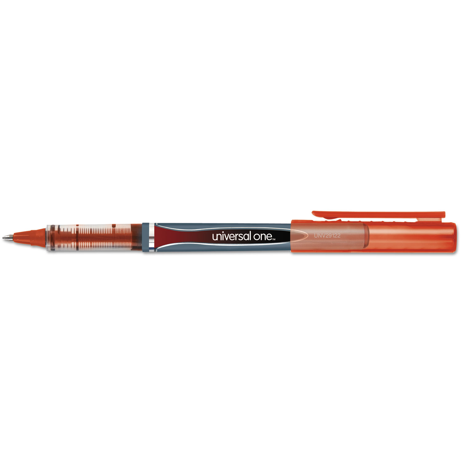 Roller Ball Stick Liquid Pen, Red Ink, Extra Fine, Dozen