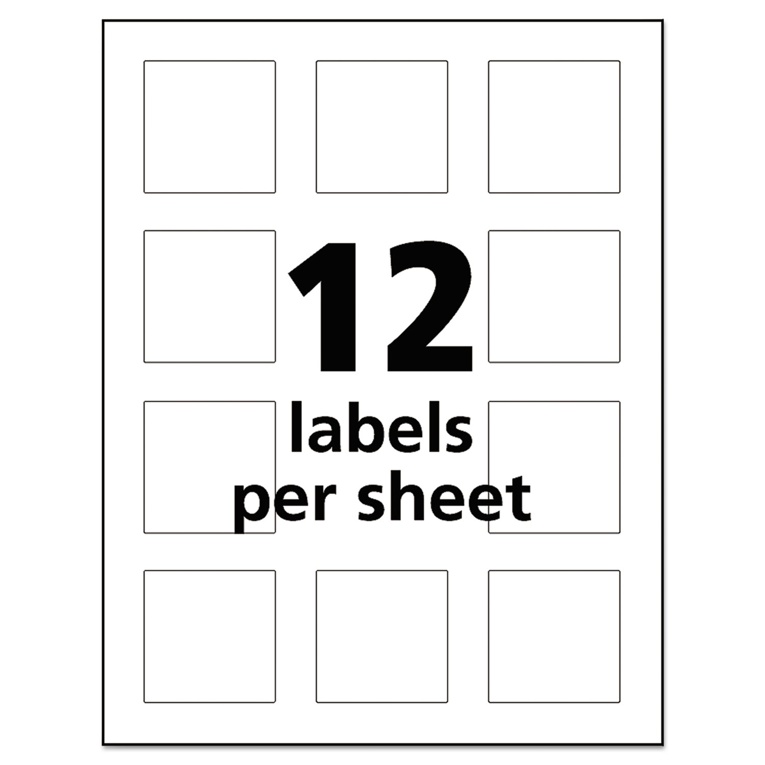 Easy Peel UltraDuty GHS Chemical Labels, Inkjet, 2 x 2 , 600/Pack