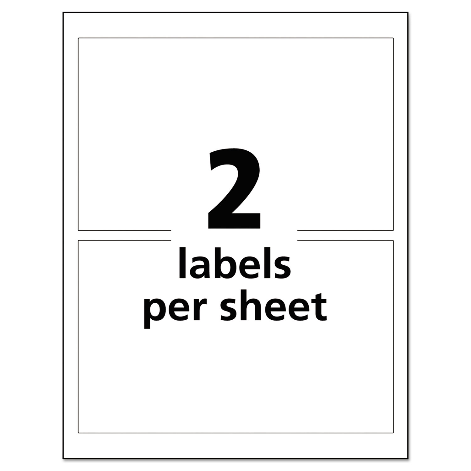 Easy Peel UltraDuty GHS Chemical Labels, Inkjet, 4 3/4 x 7 3/4 , 100/Pack