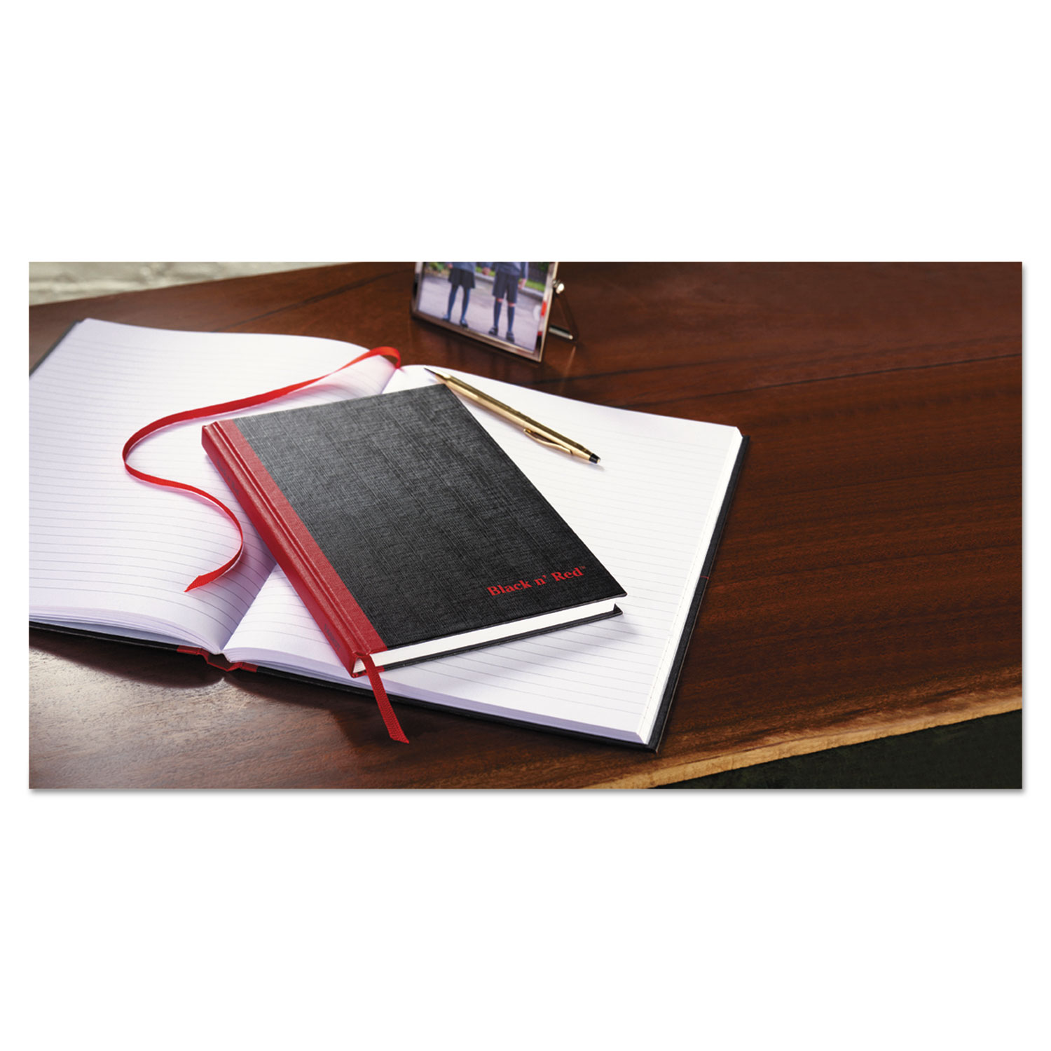 Casebound Notebook Plus Pack, Ruled, 11 3/4 x 8 1/4, 96 Sheets, 2/Pack