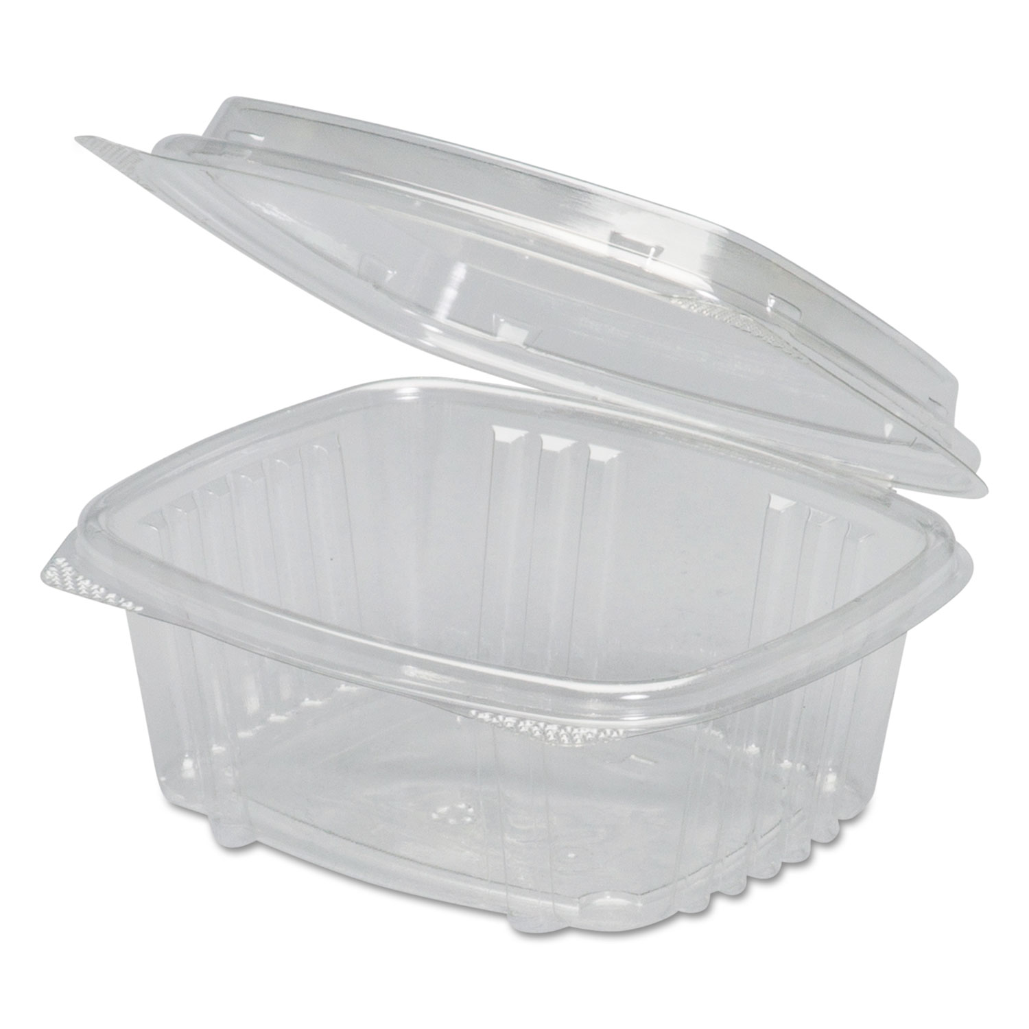 Clear Hinged Deli Container, APET, 12 oz, 5 3/8 x 4 1/2 x 2 7/8, 200/Carton