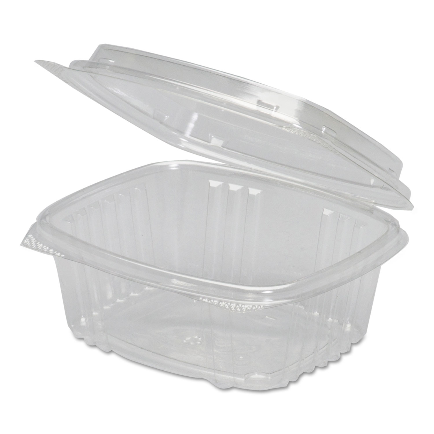  Genpak AD12--- Clear Hinged Deli Container, Plastic, 12 oz, 5-3/8 x 4-1/2 x 2-1/2, 200/Carton (GNPAD12) 