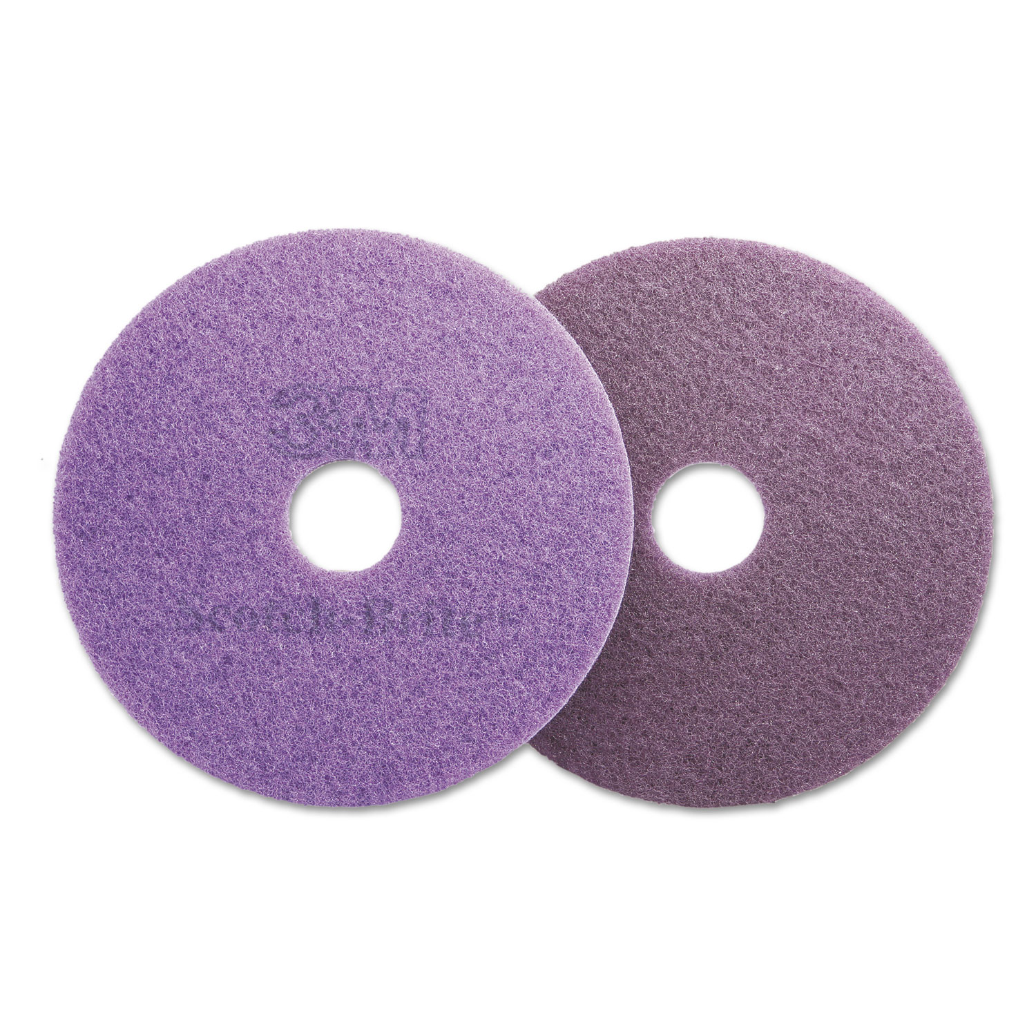  Scotch-Brite 08743 Diamond Floor Pads, Burnish/Buff, 16 Diameter, Purple, 5/Carton (MMM08743) 