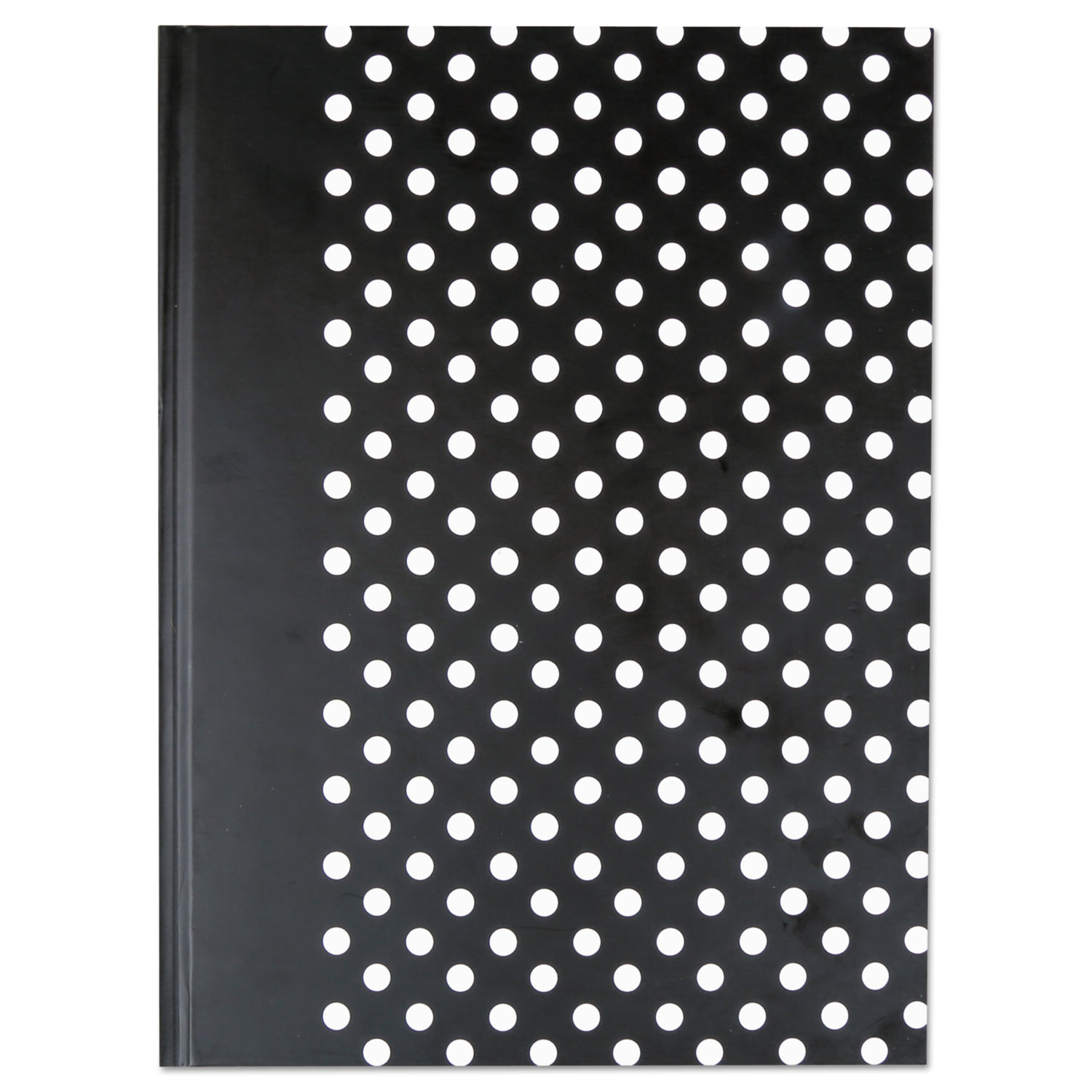  Universal UNV66350 Casebound Hardcover Notebook, Wide/Legal Rule, Black/White Dots, 10.25 x 7.68, 150 Sheets (UNV66350) 