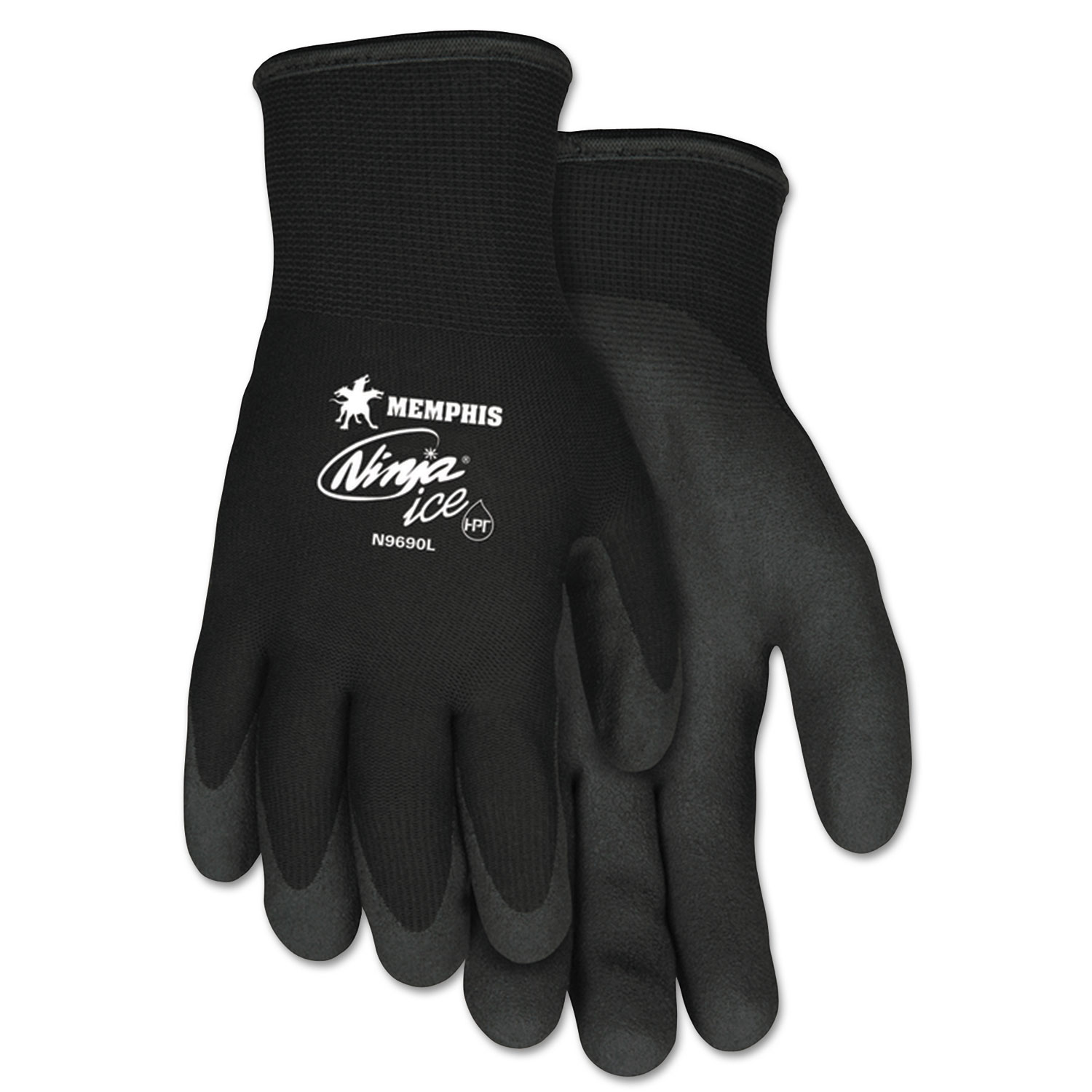  MCR Safety N9690L Ninja Ice Gloves, Black, Large (CRWN9690L) 