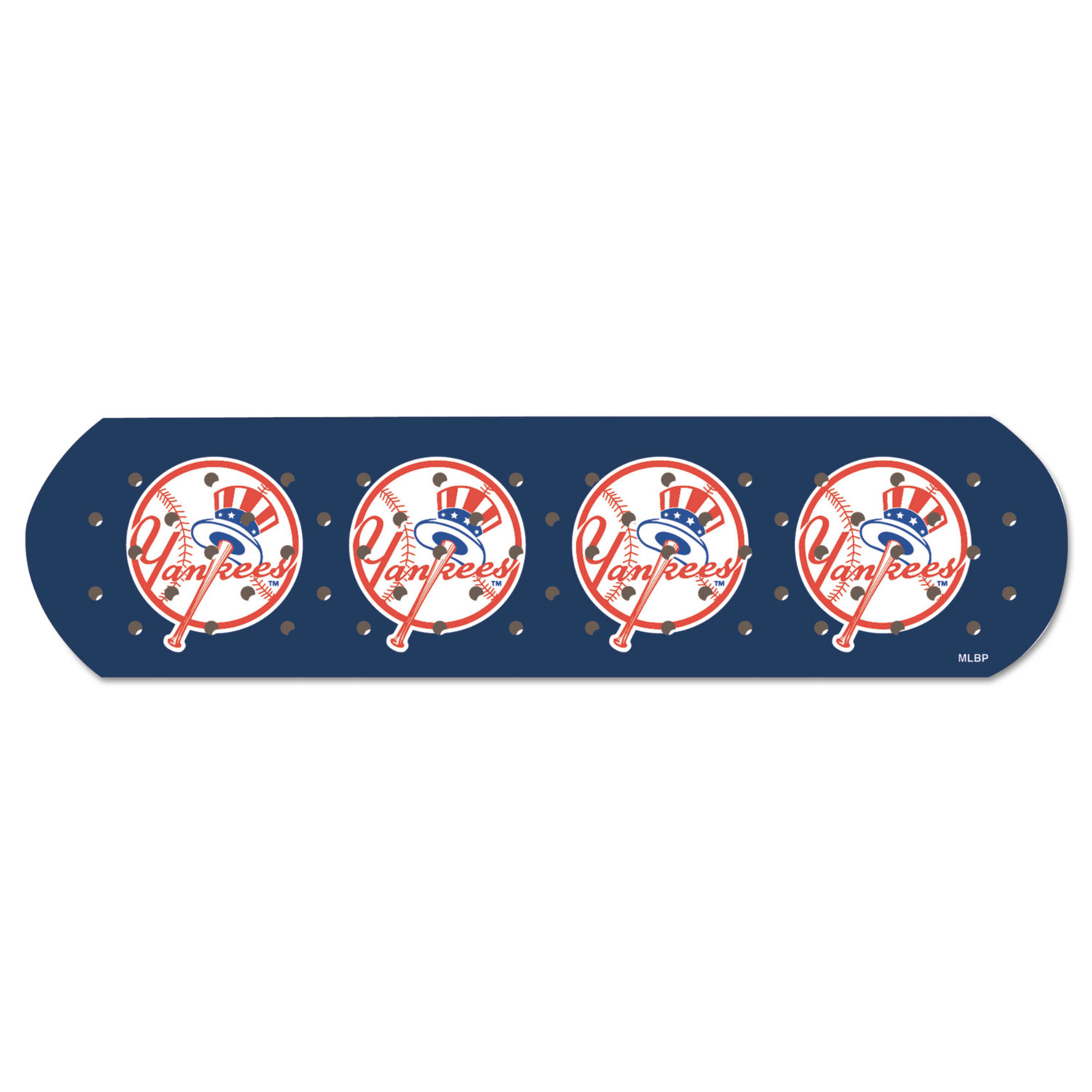 MLB Adhesive Bandages, NY Yankees, 1 x 3, 50/Box