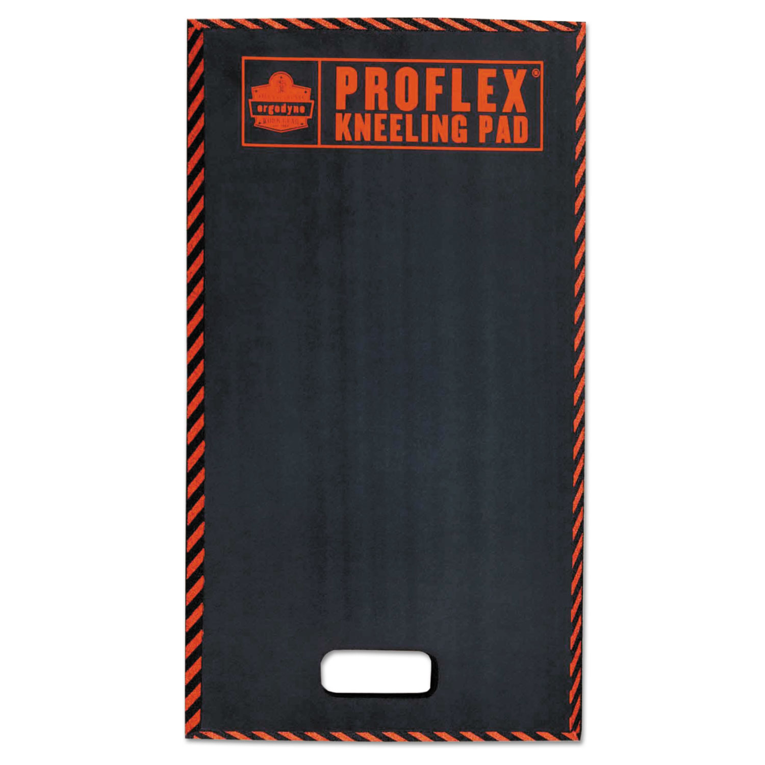 ProFlex 385 Large Kneeling Pad, 16 x 28 x 1, Black/Orange