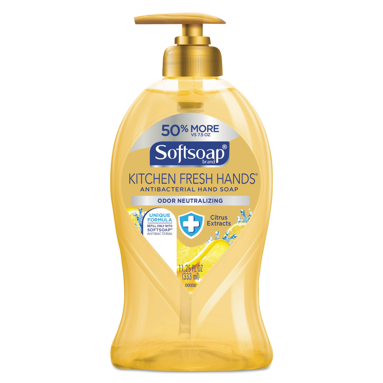  Softsoap US04206A Antibacterial Hand Soap, Citrus, 11 1/4 oz Pump Bottle, 6/Carton (CPC45096) 