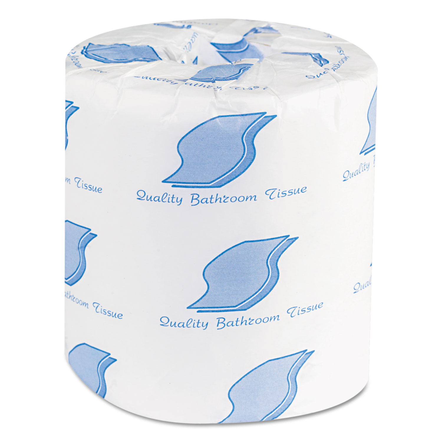 Bath Tissue, Individually Wrapped, 2-Ply, White, 500 Sheets/Roll, 96 RL/Carton