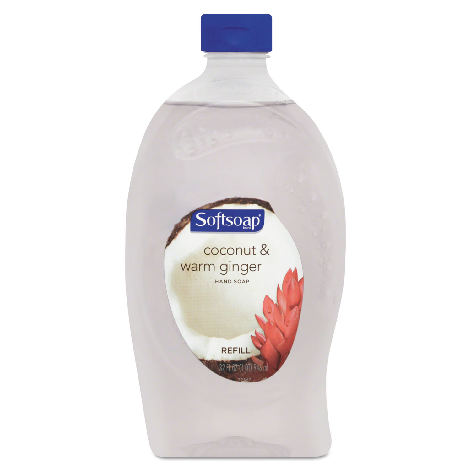  Softsoap 26242 Liquid Hand Soap Refill, Coconut & Warm Ginger, 32 oz Bottle, 6/Carton (CPC26242) 