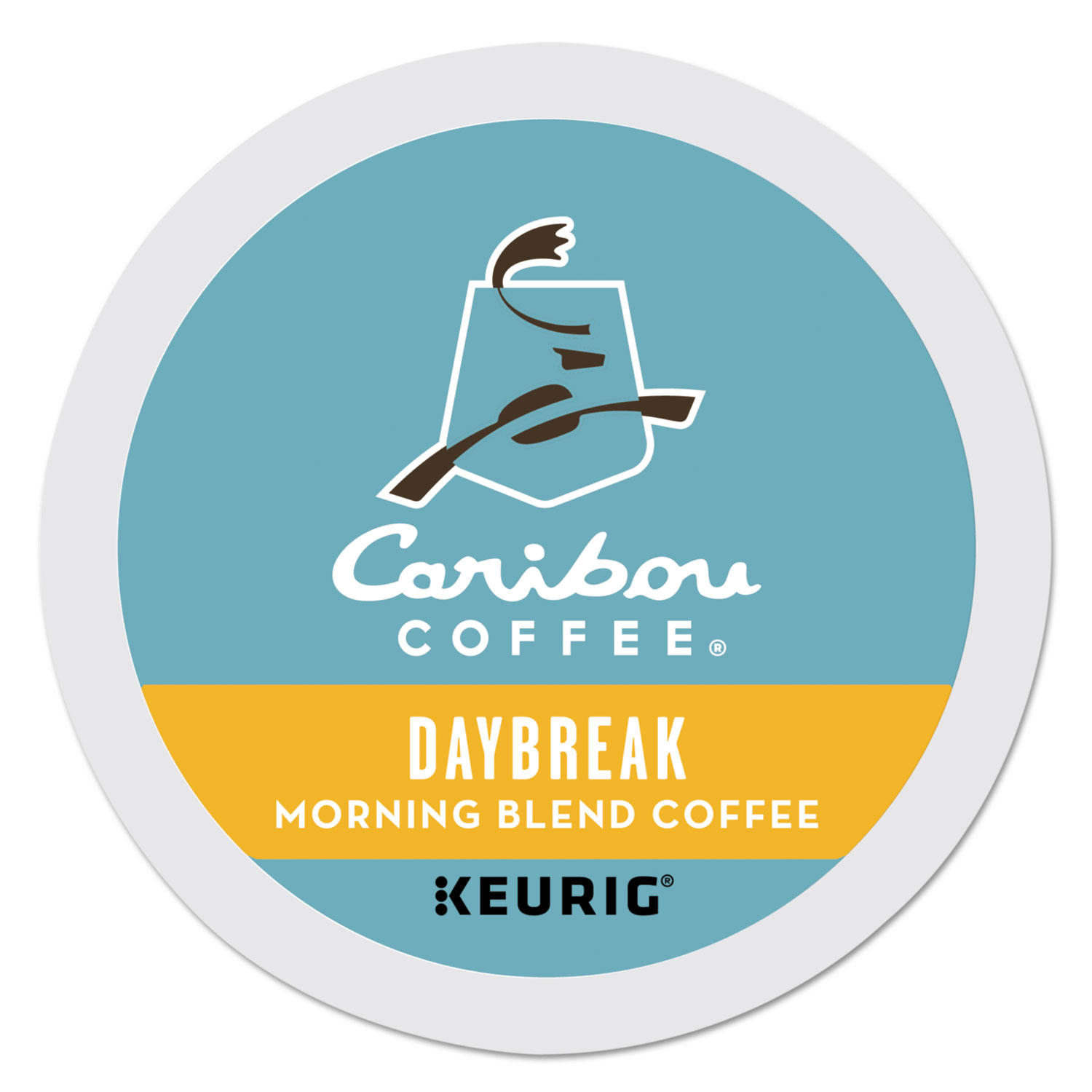 Caribou Coffee 6994 Daybreak Morning Blend Coffee K-Cups, 24/Box (GMT6994) 