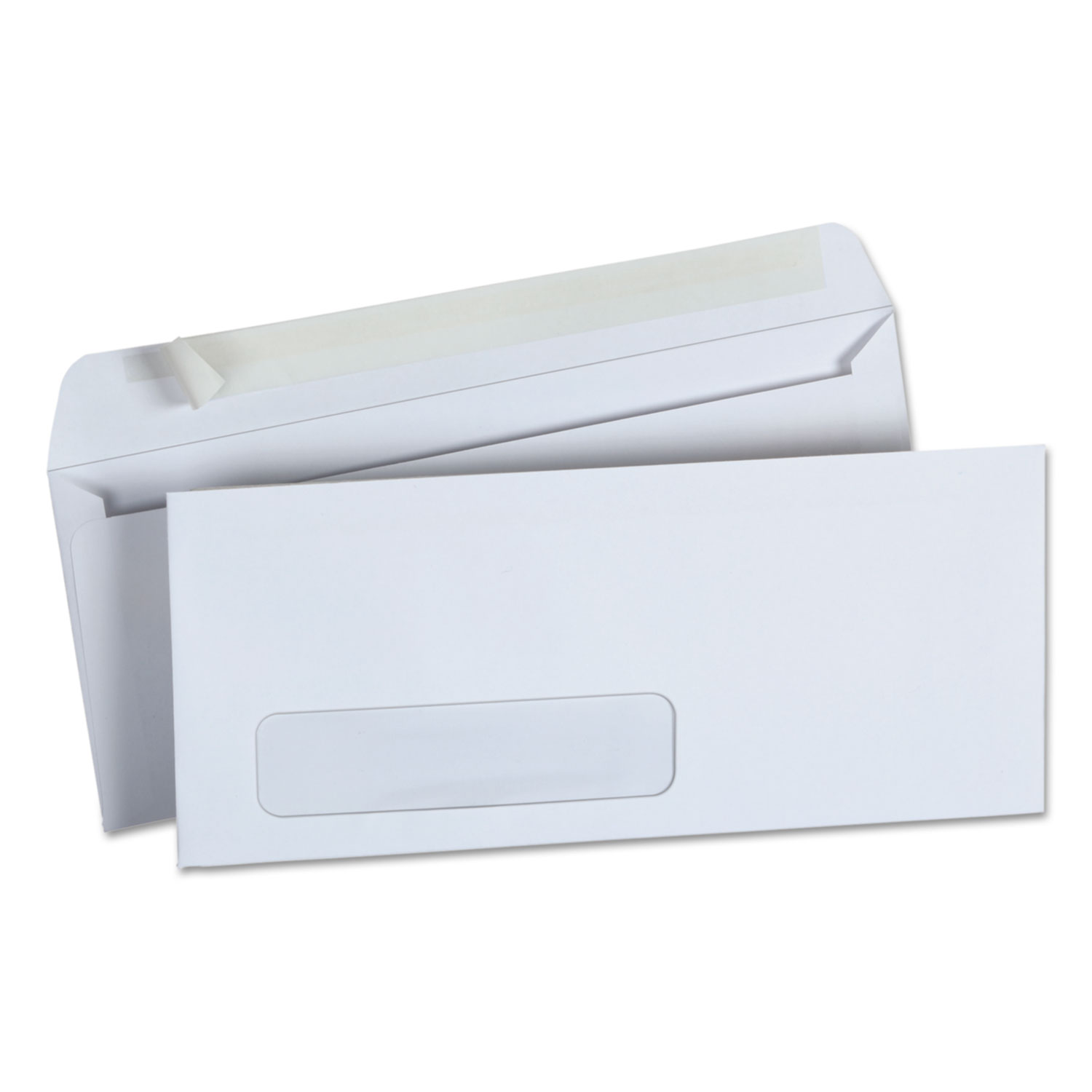  Universal UNV36005 Peel Seal Strip Business Envelope, #10, Square Flap, Self-Adhesive Closure, 4.13 x 9.5, White, 500/Box (UNV36005) 