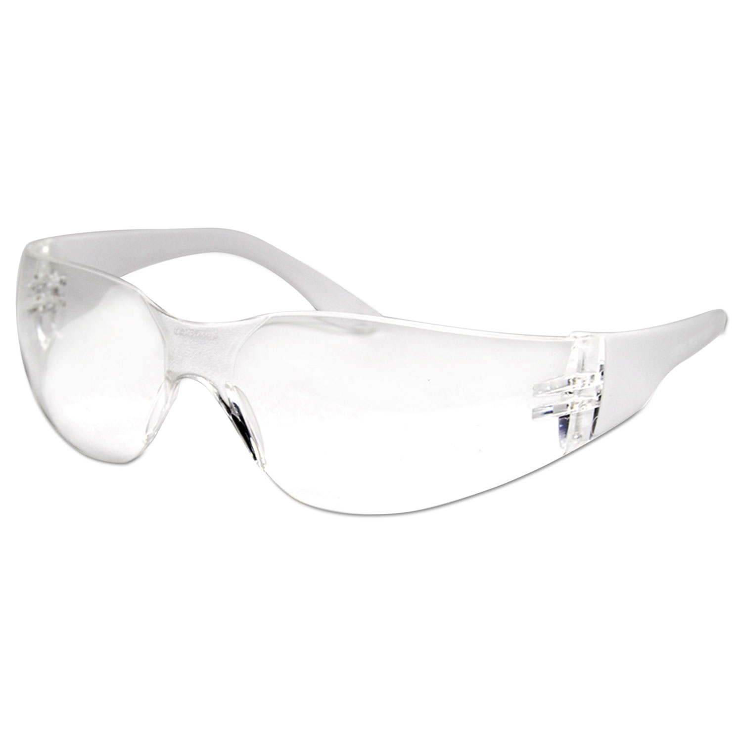  Boardwalk BWK00022 Safety Glasses, Clear Frame/Clear Lens, Anti-Fog, Polycarbonate, Dozen (BWK00022) 
