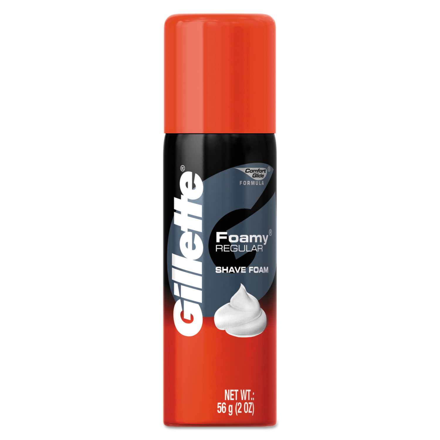  Gillette 14501 Foamy Shave Cream, Original Scent, 2 oz Aerosol, 48/Carton (PGC14501) 