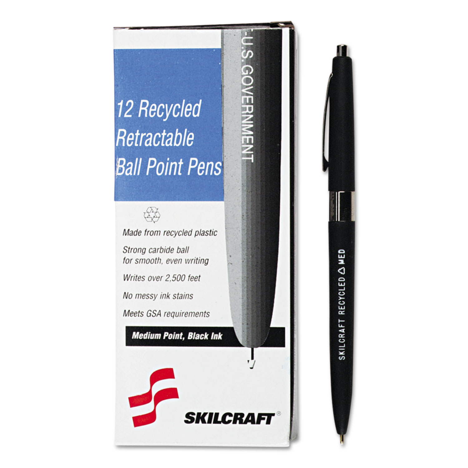 Skilcraft Document Protector, 8 1/2 X 11, 7-Hole Punch