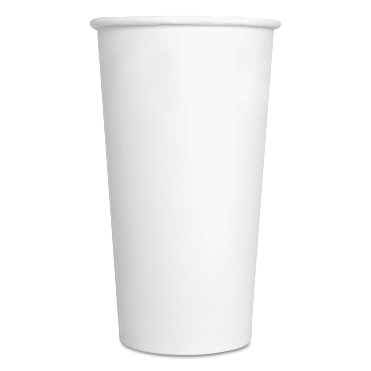 Convenience Pack Paper Hot Cups, 20 oz, White, 135/Carton