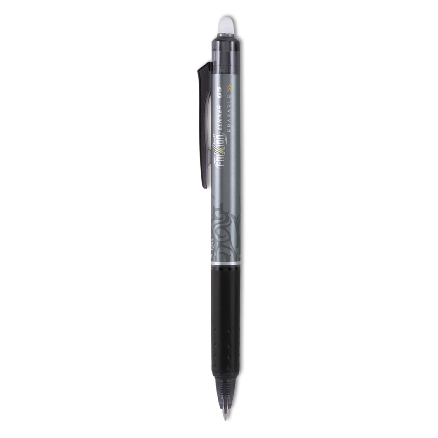  Pilot 32520 FriXion Clicker Erasable Retractable Gel Pen, 0.5mm, Black Ink/Barrel, Dozen (PIL32520) 