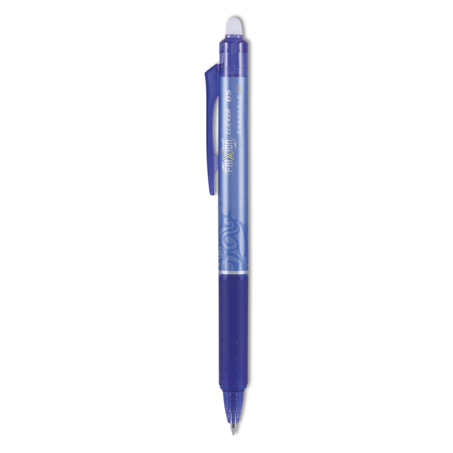  Pilot 32521 FriXion Clicker Erasable Retractable Gel Pen, 0.5mm, Blue Ink/Barrel, Dozen (PIL32521) 