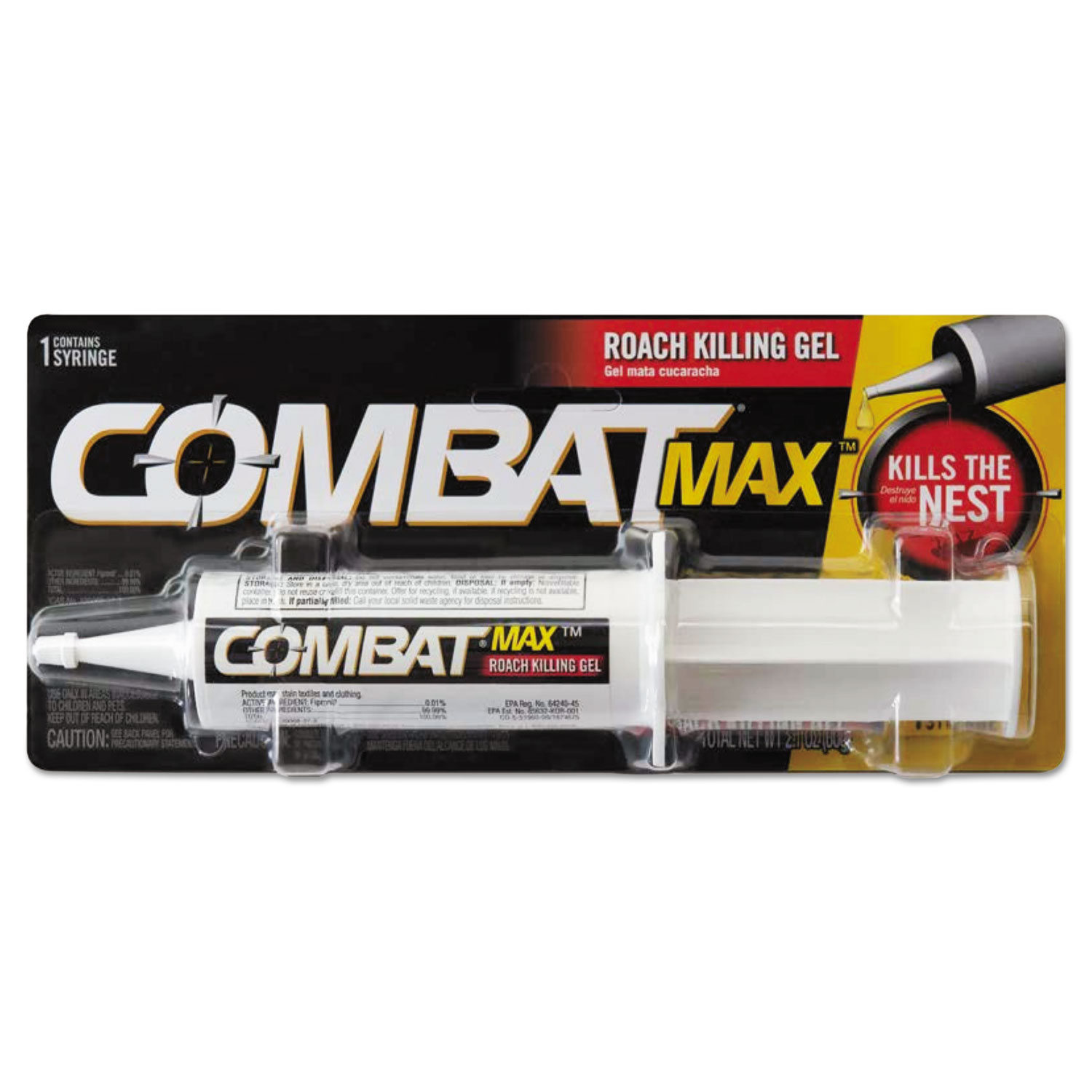  Combat 05455 Source Kill Max Roach Killing Gel, 2.1 Oz Syringe (DIA05455) 