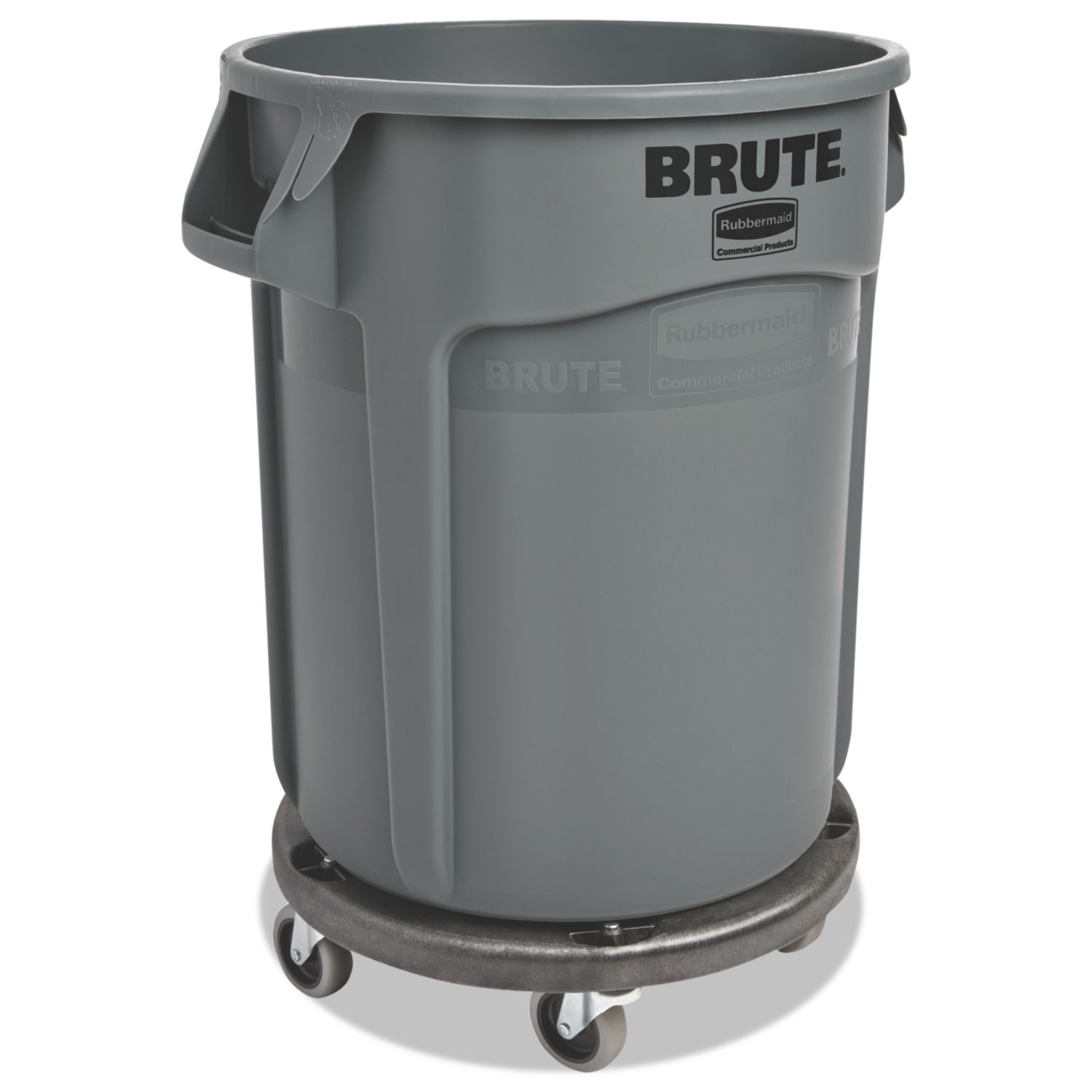 Rubbermaid Round Brute Container, Plastic, 20 gal, Yellow