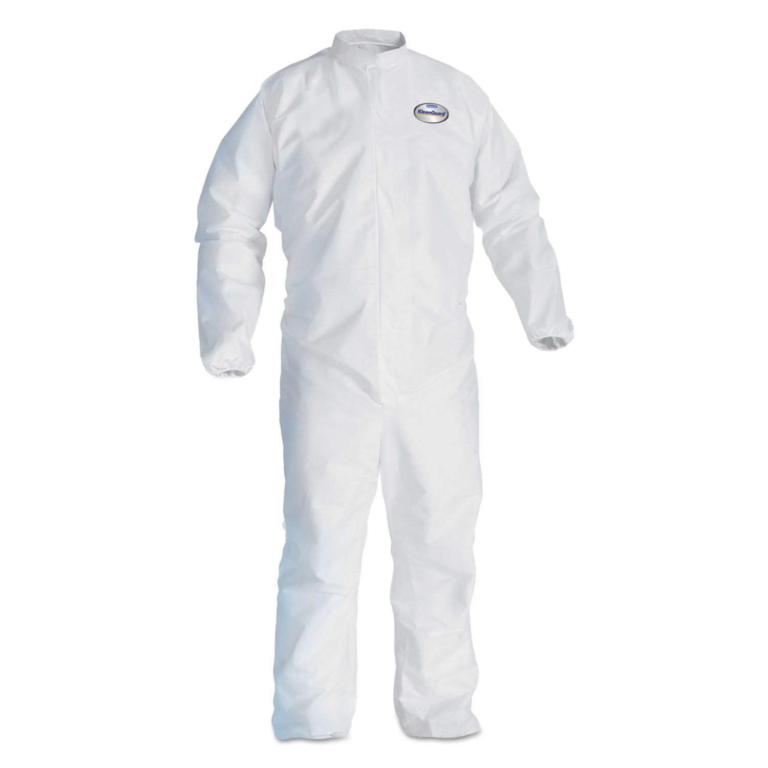 A30 Elastic-Back & Cuff Coveralls, White, X-Large, 25/Case