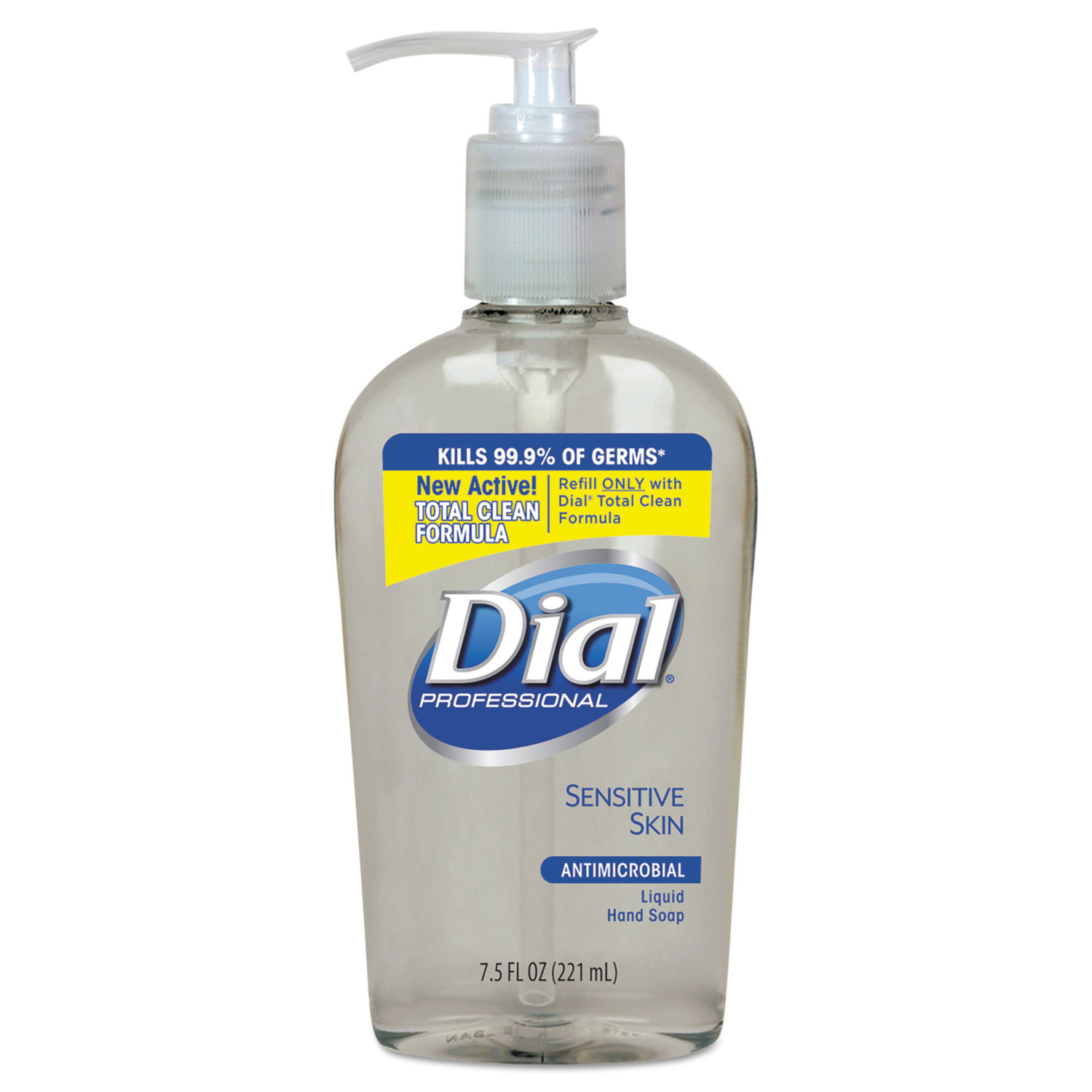 Dial Professional DIA 82834 Antimicrobial Soap for Sensitive Skin, 7.5 oz Decor Pump Bottle, Floral, 12/CT (DIA82834) 